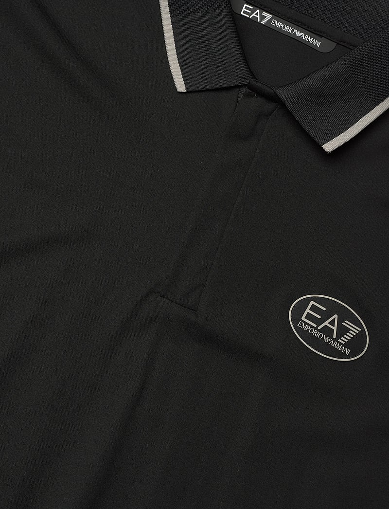 EA7 - POLO SHIRT - kurzärmelig - black - 5