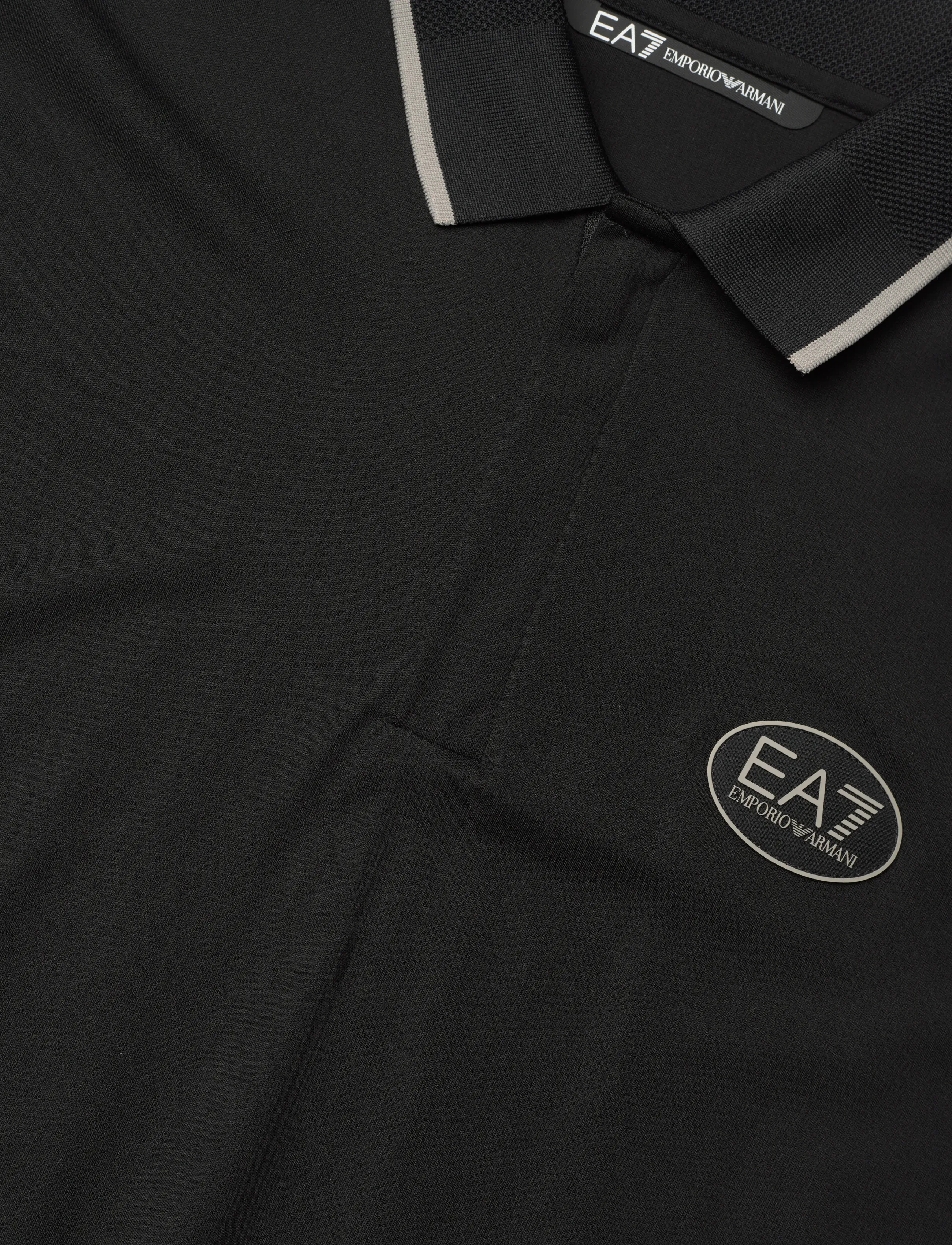 EA7 - POLO SHIRT - short-sleeved polos - black - 5