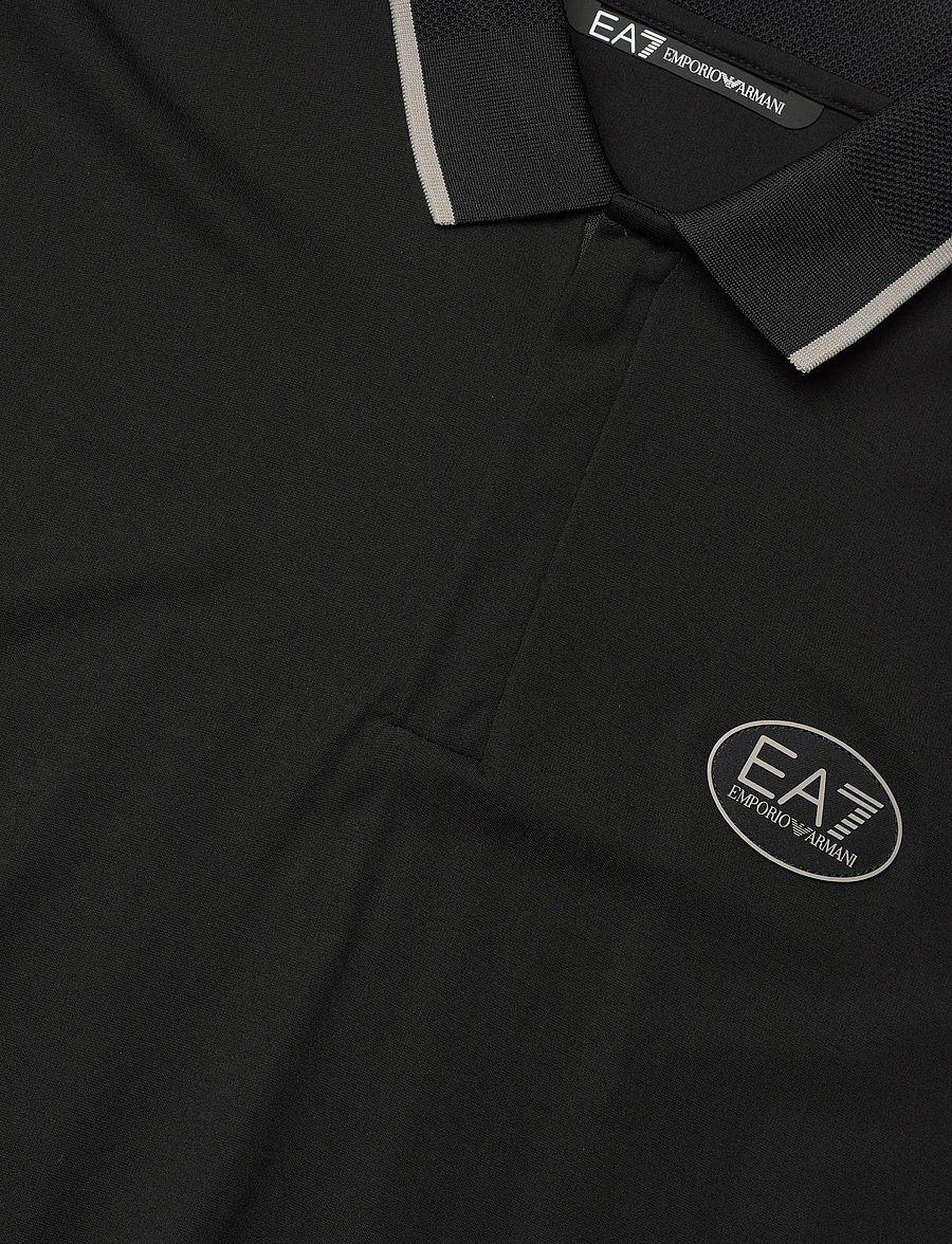 EA7 - POLO SHIRT - kurzärmelig - black - 5
