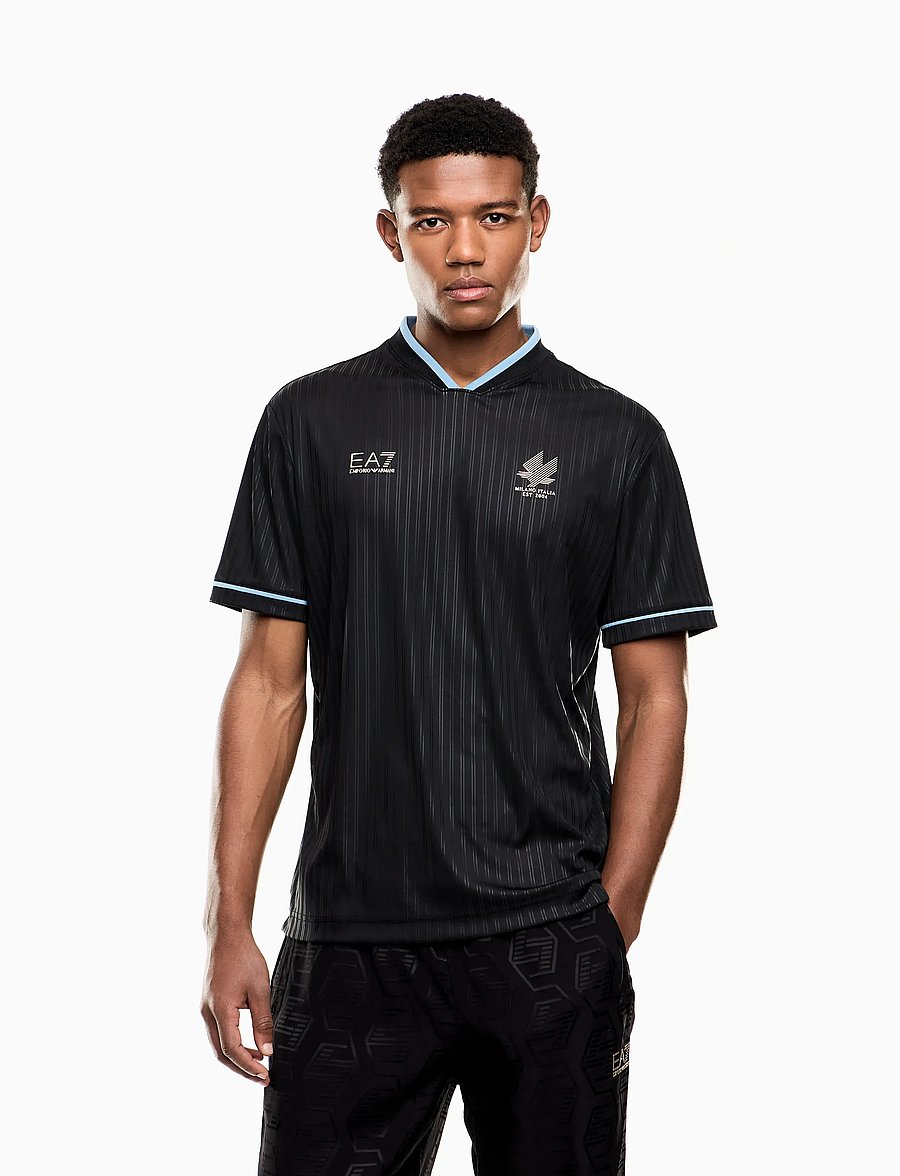 EA7 - T-SHIRT - oberteile & t-shirts - black - 5