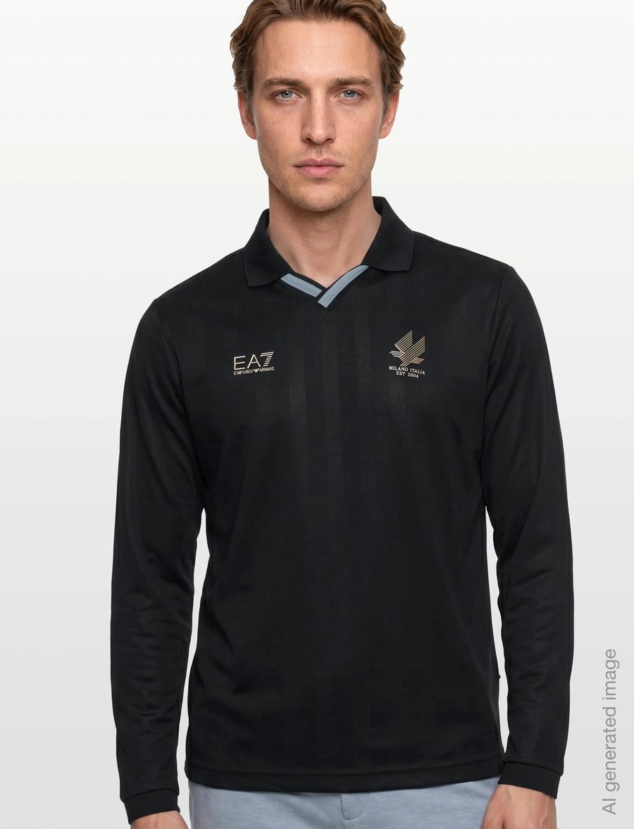 EA7 - POLO SHIRT - oberteile & t-shirts - black - 3