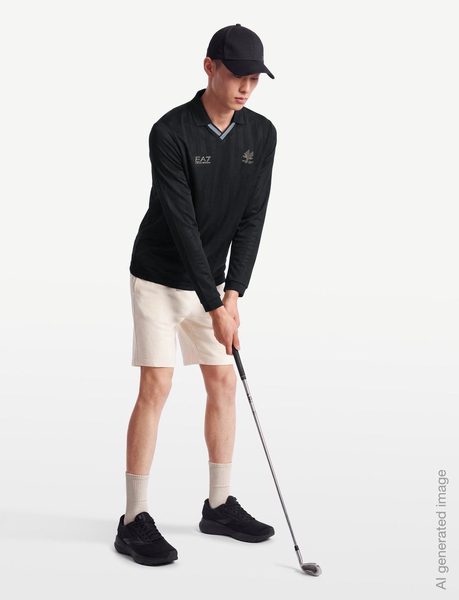 EA7 - POLO SHIRT - oberteile & t-shirts - black - 3