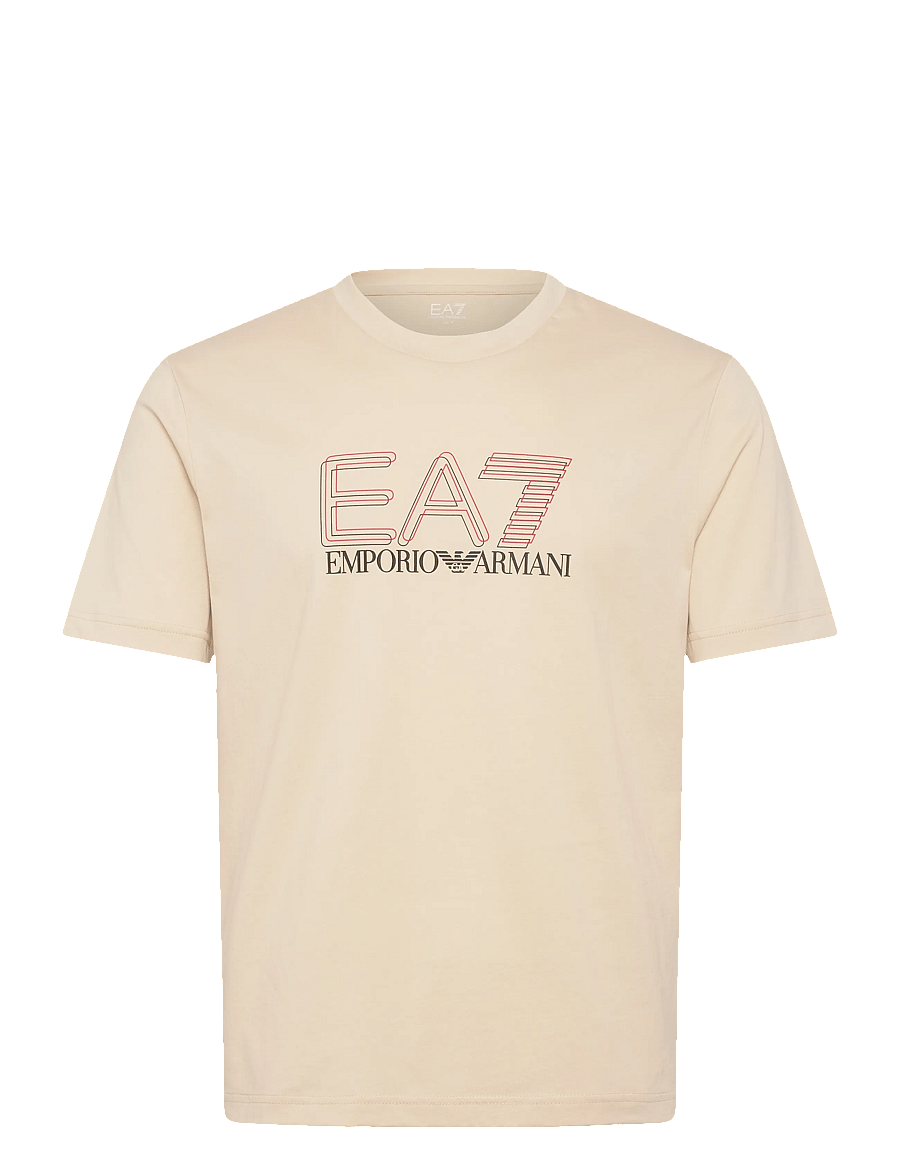 EA7 - T-SHIRT - short-sleeved t-shirts - fog - 1