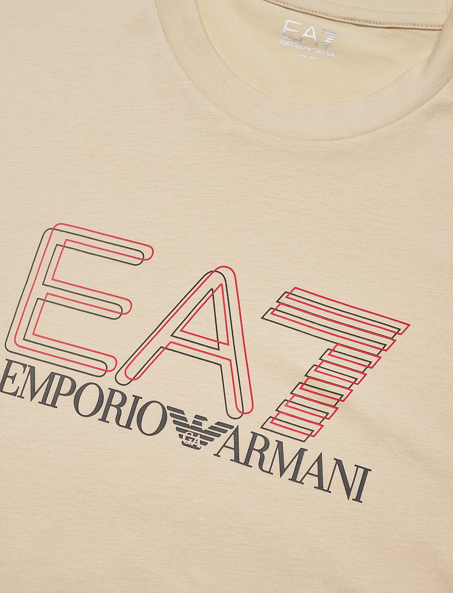 EA7 - T-SHIRT - short-sleeved t-shirts - fog - 5