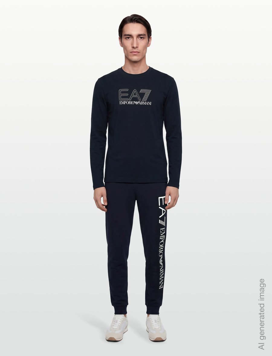 EA7 - T-SHIRT - langärmelige t-shirts - armani blue - 0