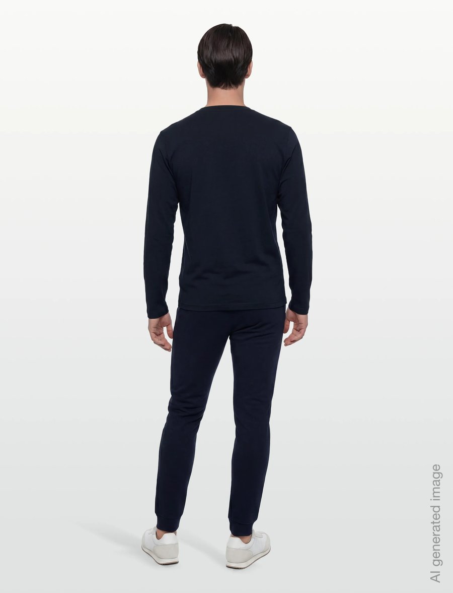 EA7 - T-SHIRT - langärmelige t-shirts - armani blue - 4