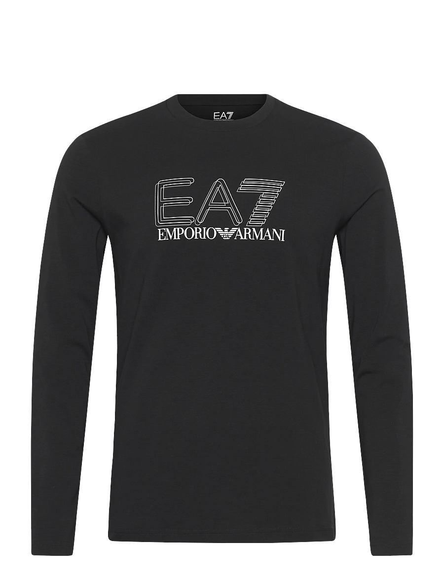EA7 - T-SHIRT - langärmelige t-shirts - black - 1