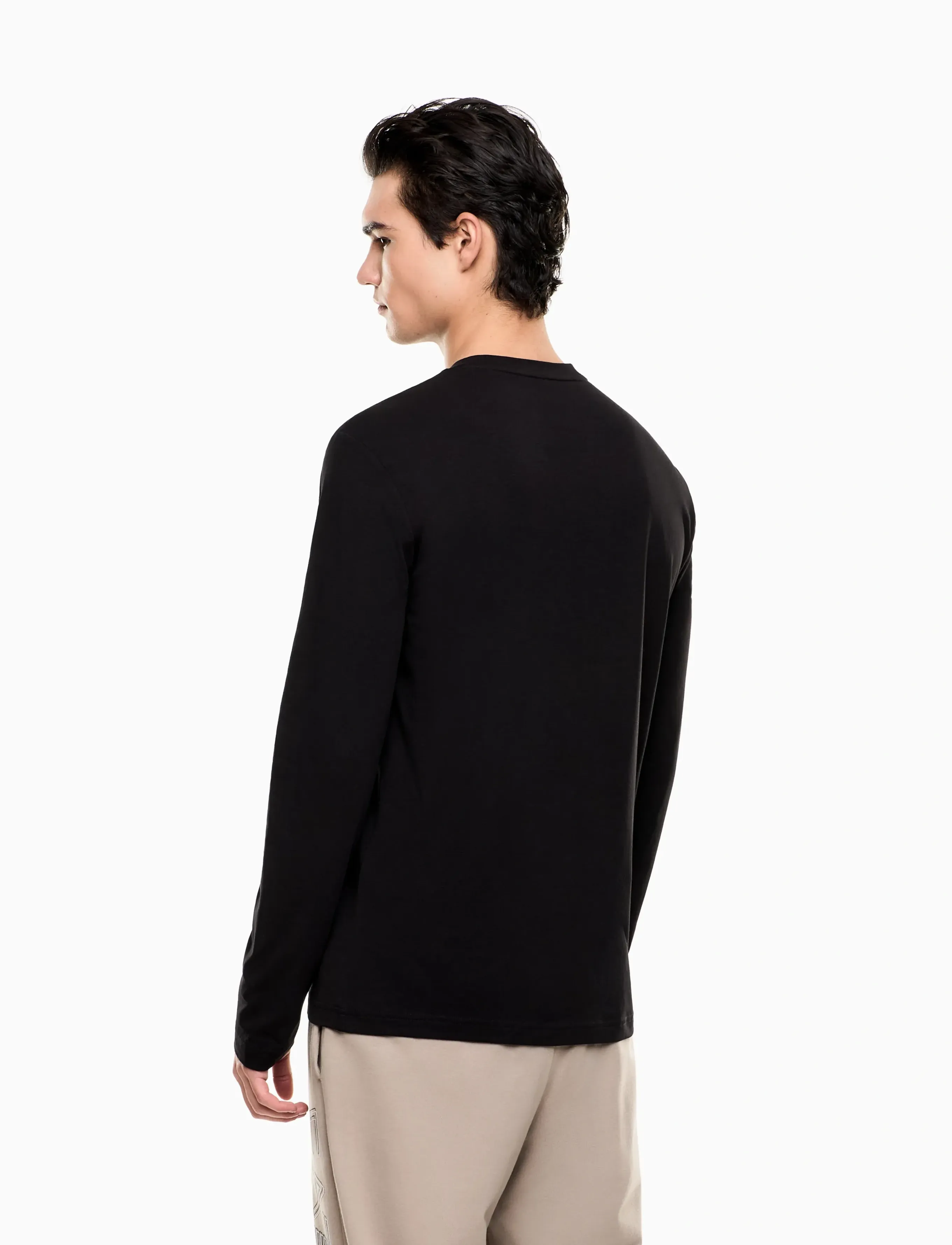 EA7 - T-SHIRT - langærmede t-shirts - black - 4