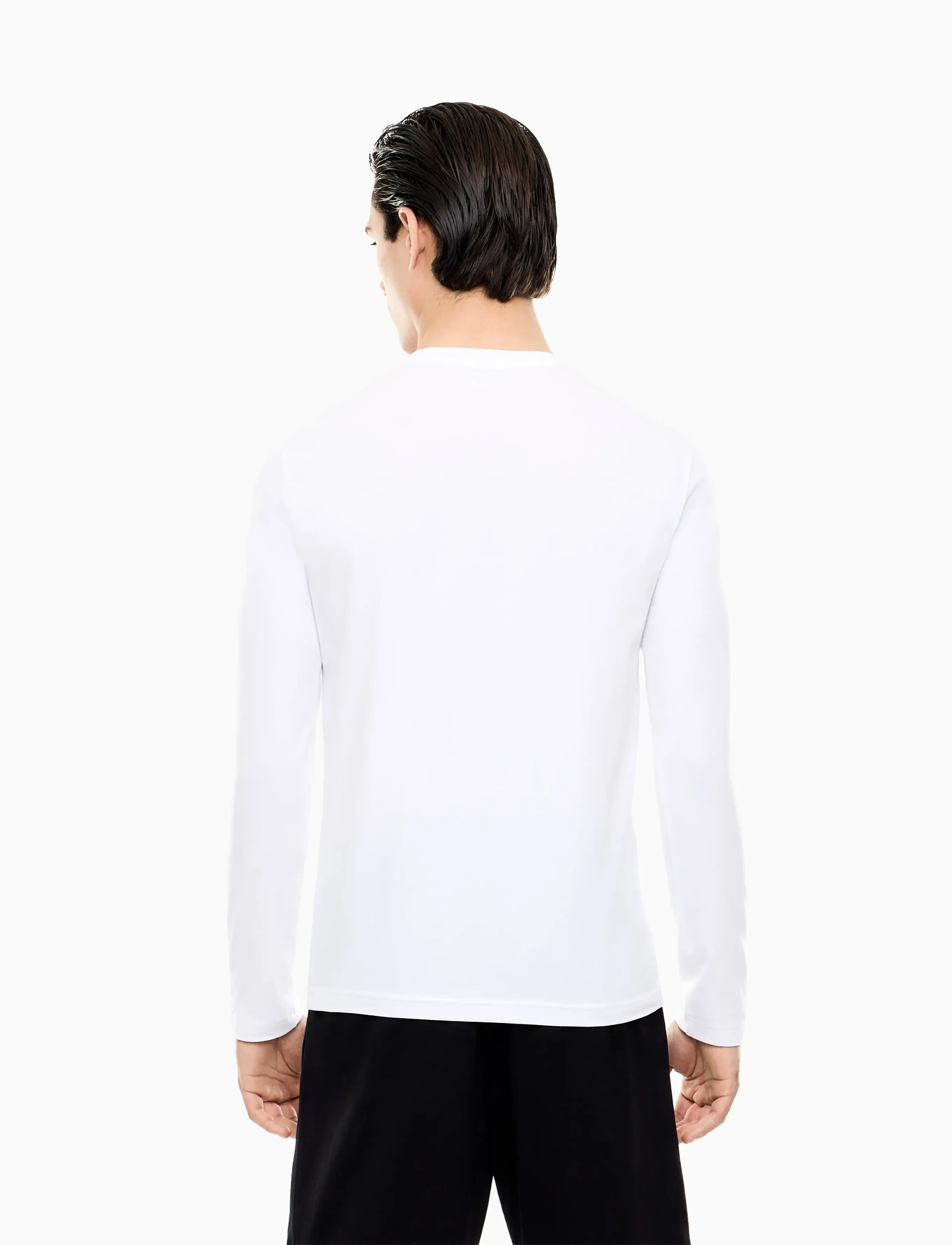 EA7 - T-SHIRT - pikkade varrukatega t-särgid - white - 3