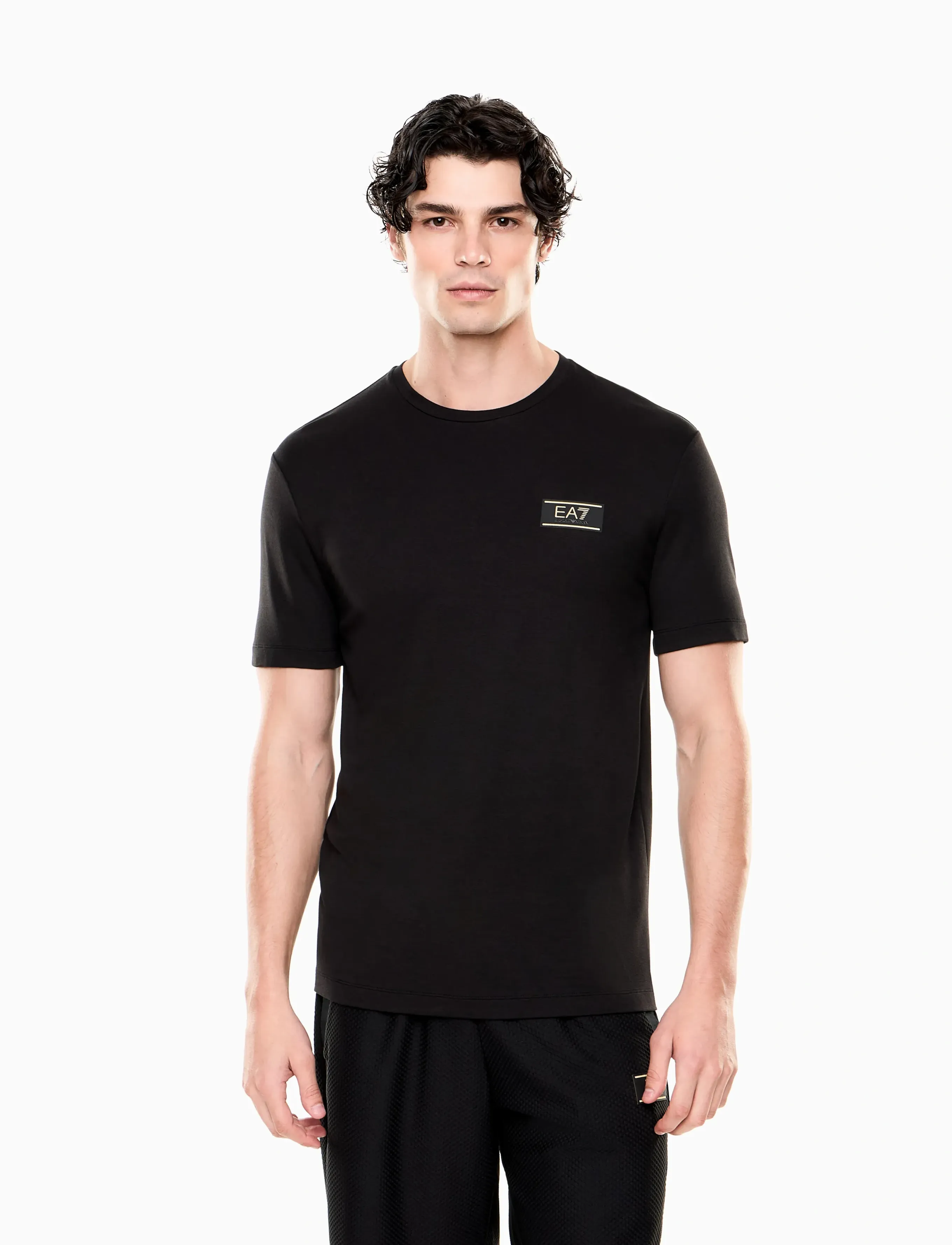 EA7 T-Shirt, XL, Sport Oberteile, Schwarz - T-shirts, Männerswear