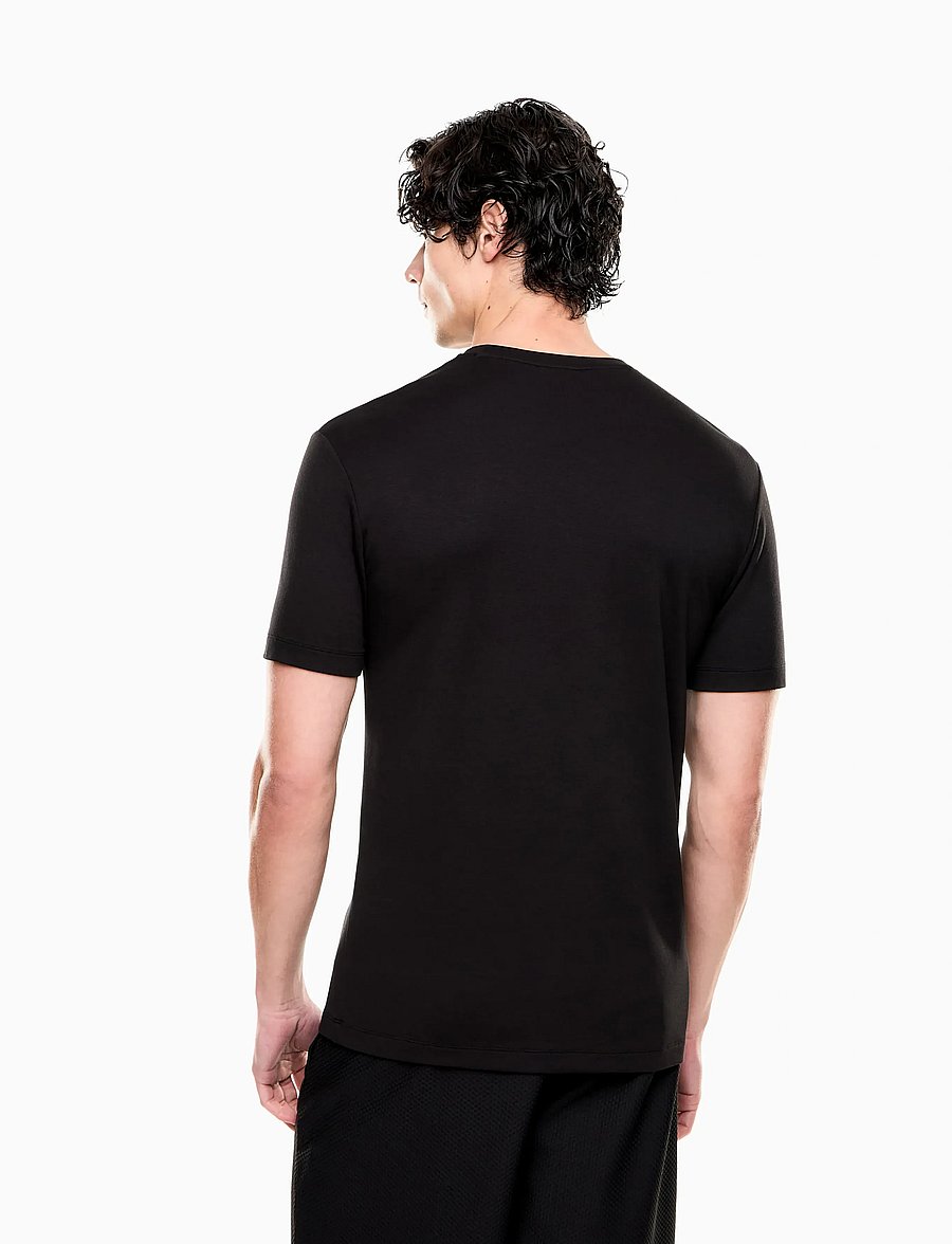 EA7 - T-SHIRT - t-shirts - black - 4