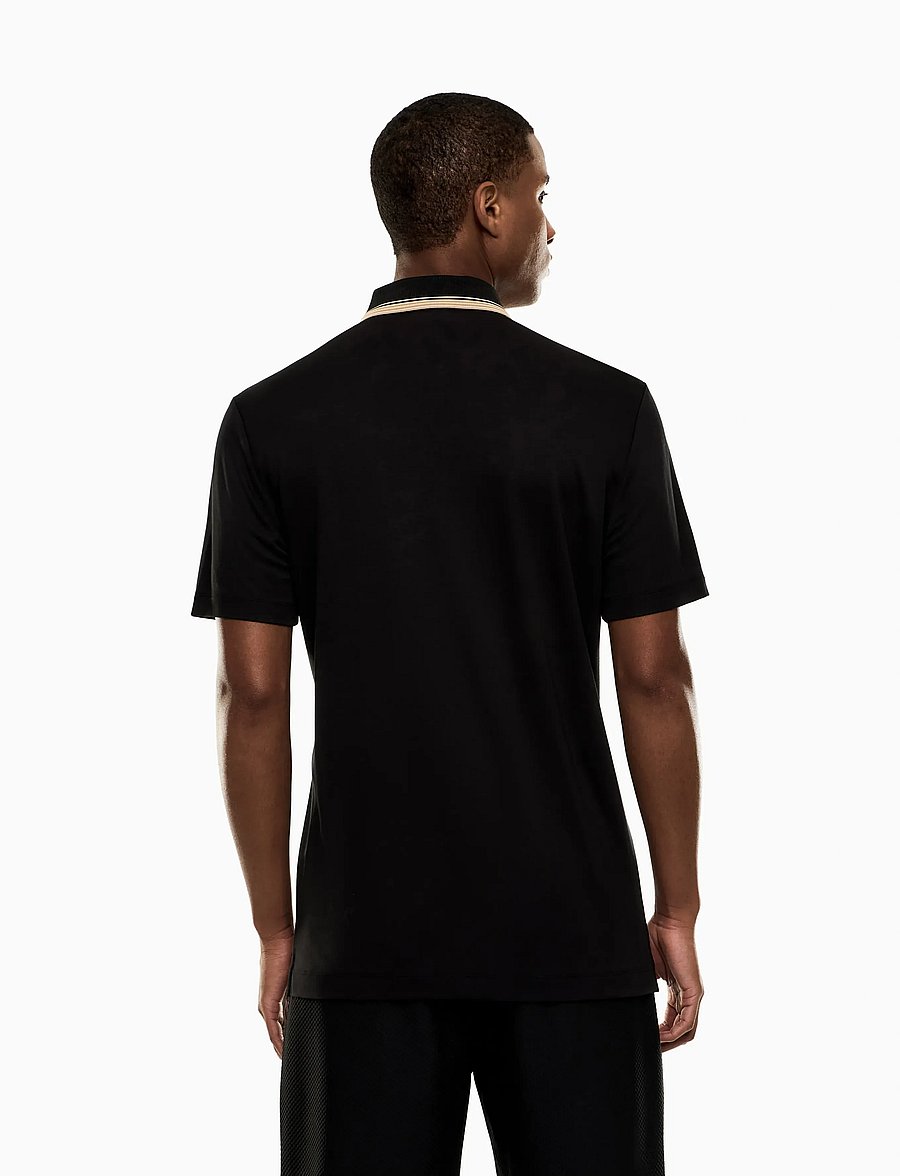 EA7 - POLO SHIRT - kurzärmelig - black - 2