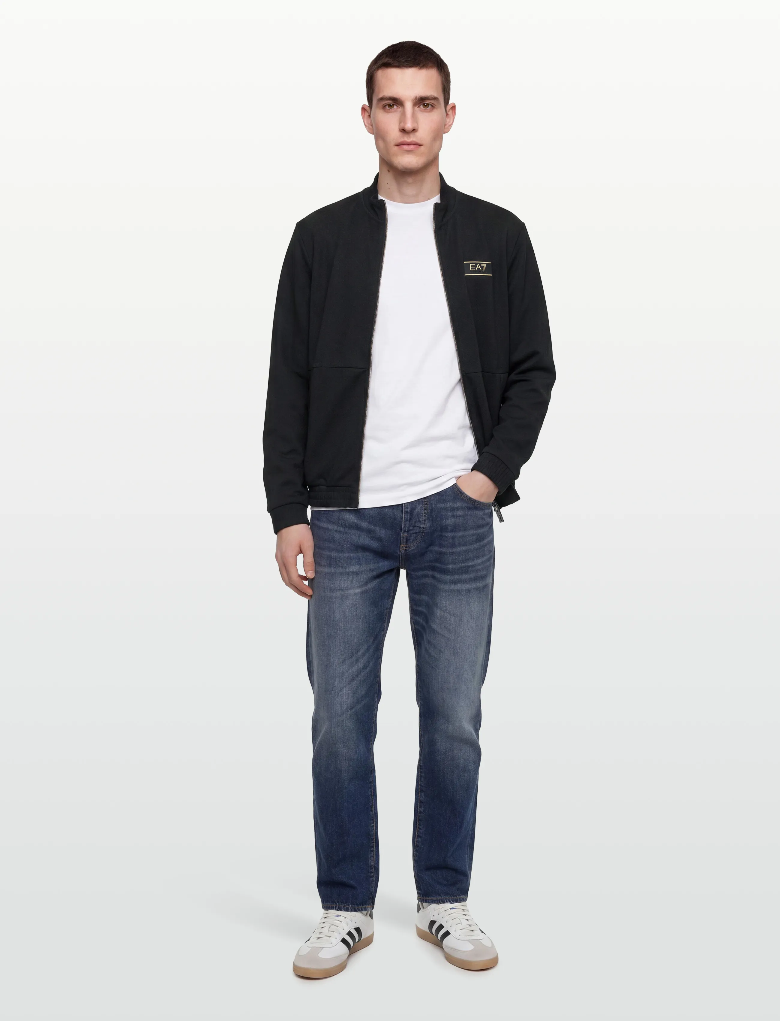 EA7 Sweatshirt, M, Black, Sport Jackets > Sport Casual Jackets, Herre