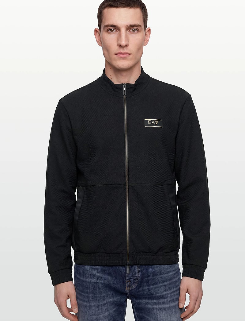 EA7 - SWEATSHIRT - frühlingsjacken - black - 3