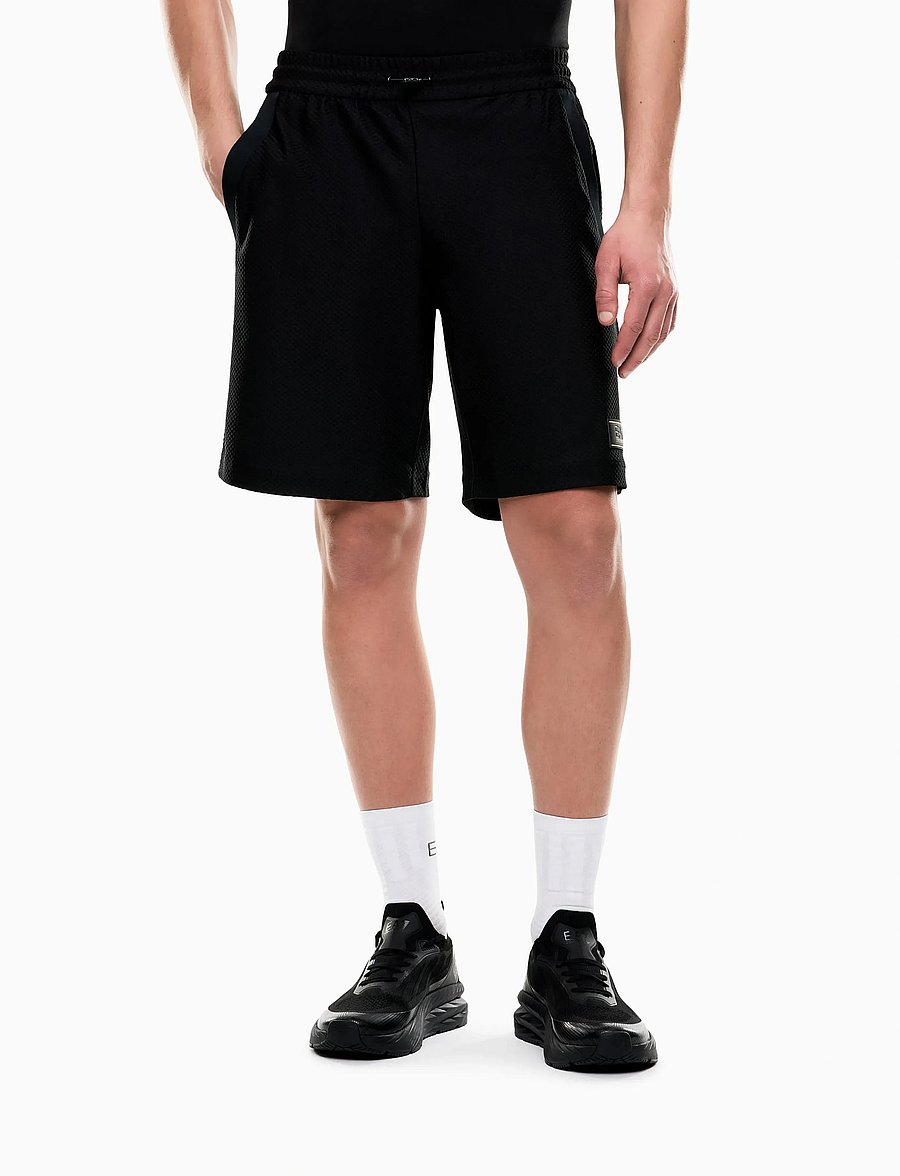 EA7 - SHORTS - casual shorts - black - 0