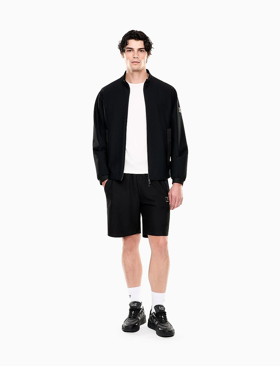 EA7 - BOMBER JACKET - rudeninės striukės - black - 4