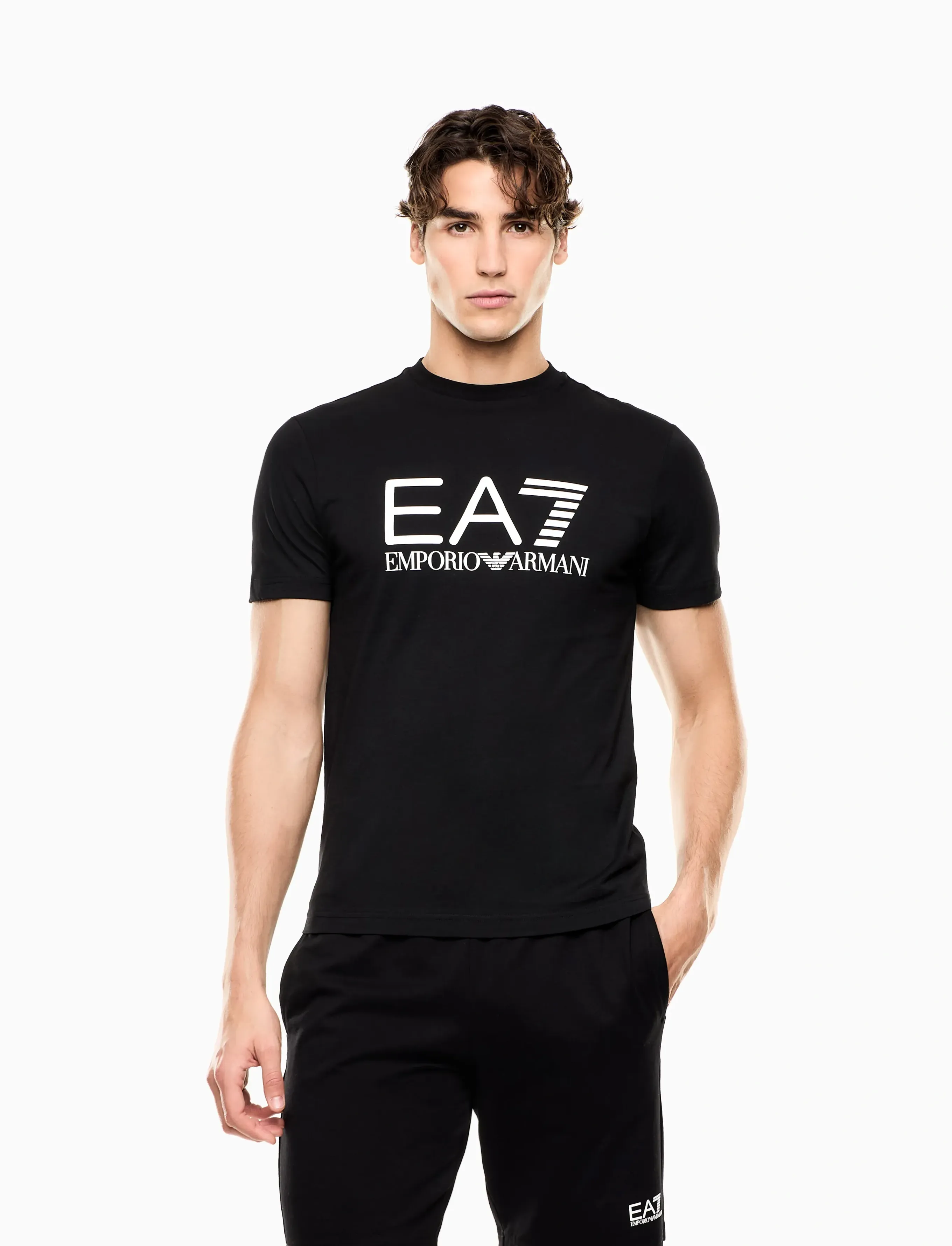 EA7 T-Shirt, XL, Black, T-Shirts > Kortærmede, Herre