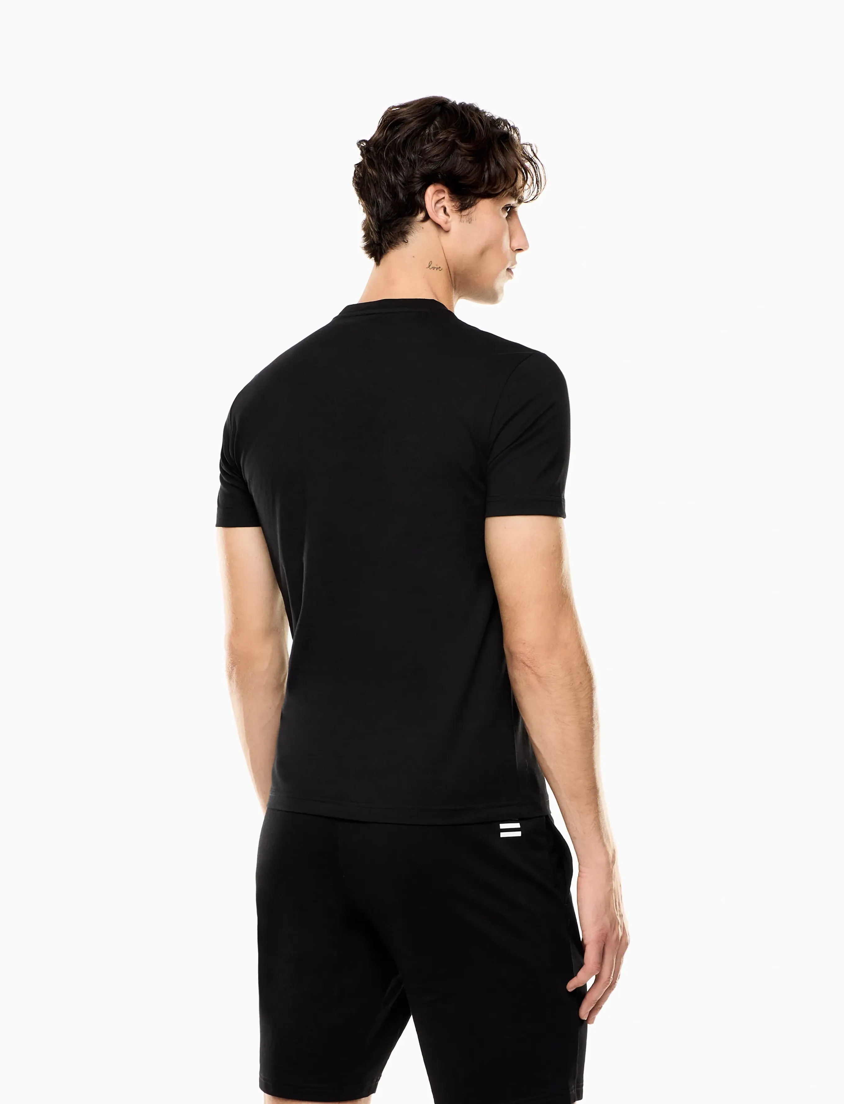 EA7 - T-SHIRT - short-sleeved t-shirts - black - 3