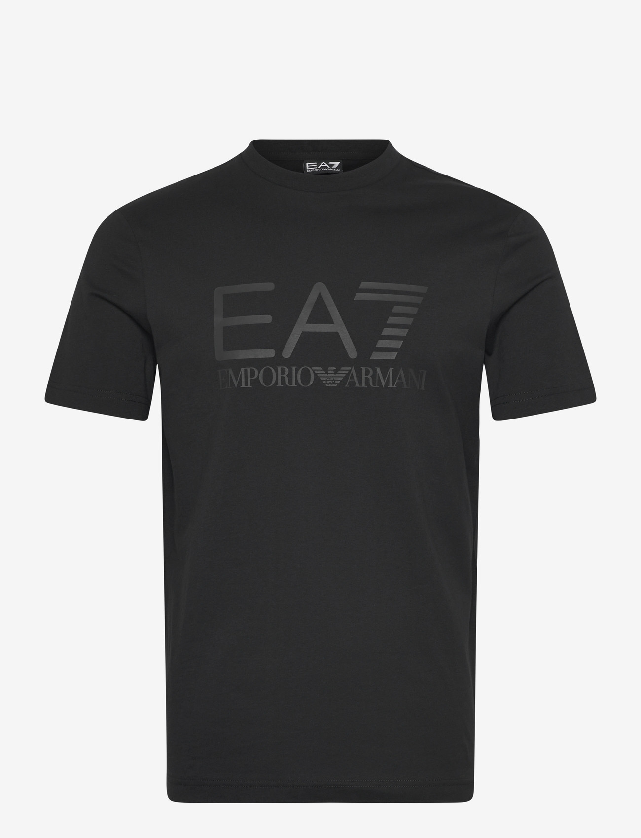 EA7 - T-SHIRT - short-sleeved t-shirts - black/black - 0