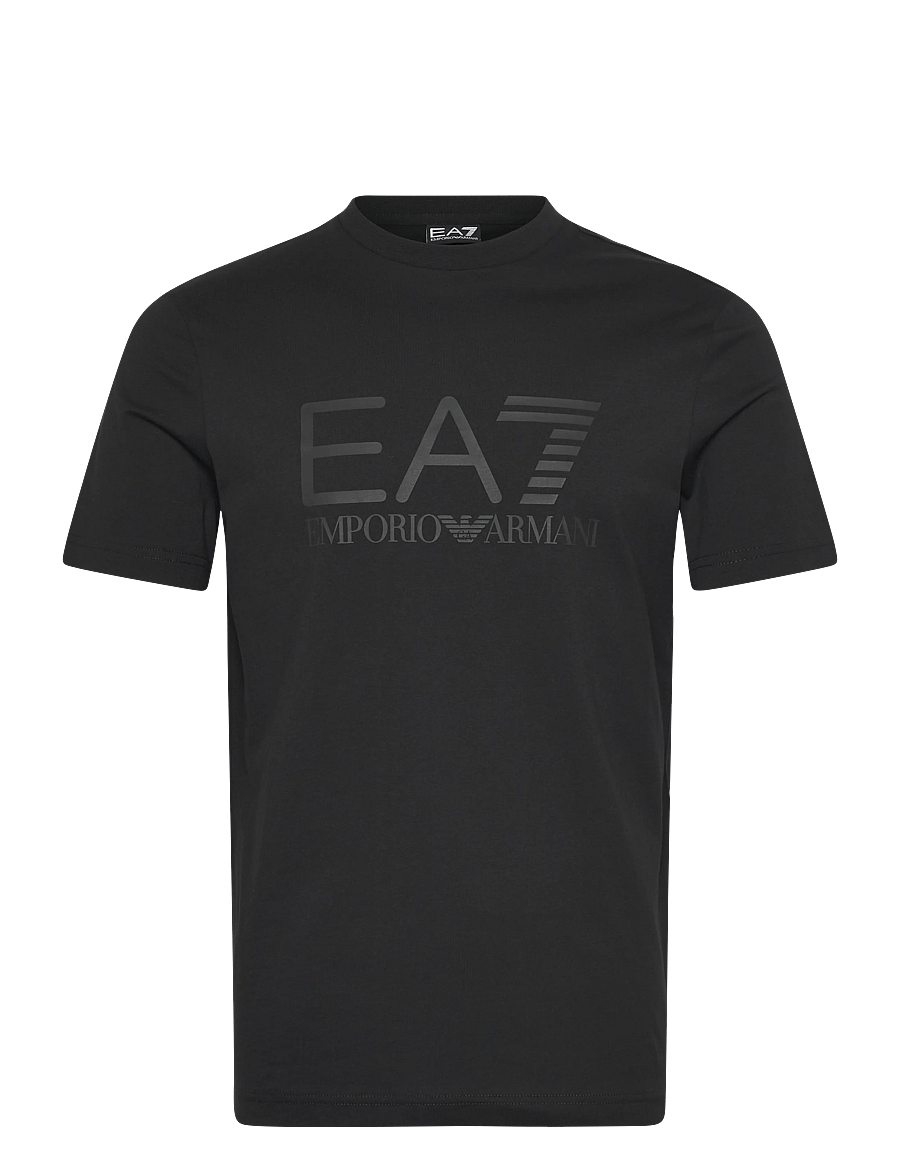 EA7 - T-SHIRT - lühikeste varrukatega t-särgid - black/black - 1