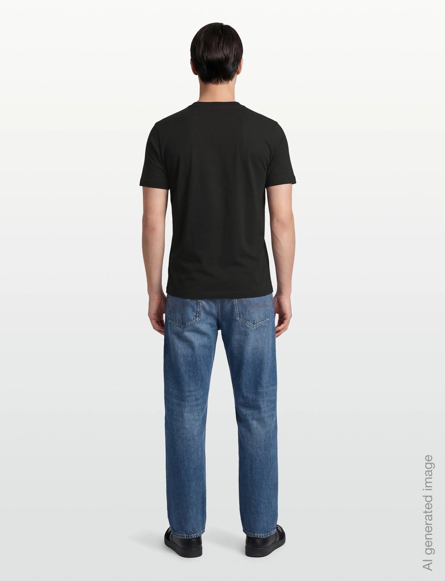 EA7 - T-SHIRT - lühikeste varrukatega t-särgid - black/black - 4