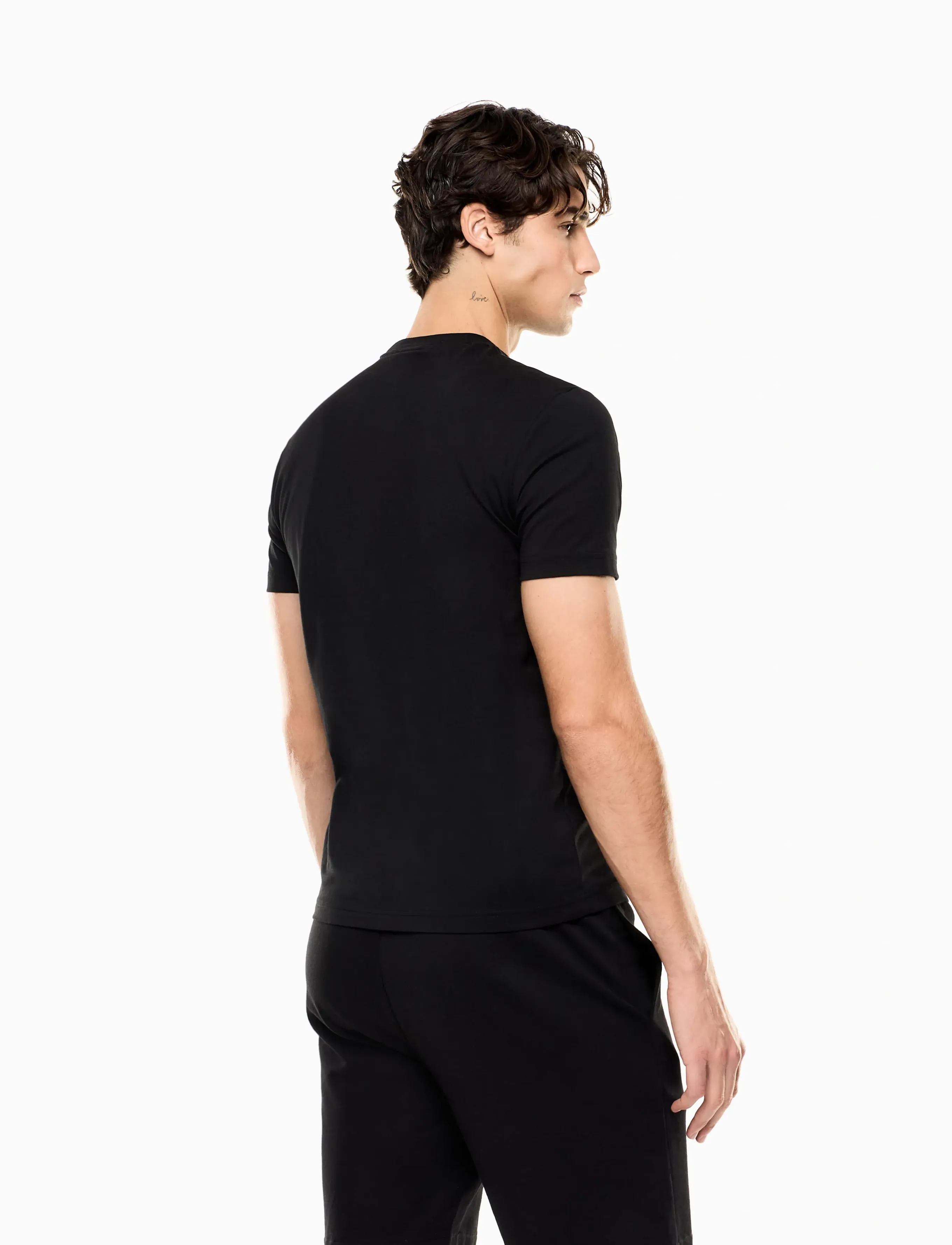 EA7 - T-SHIRT - short-sleeved t-shirts - black/gold - 2