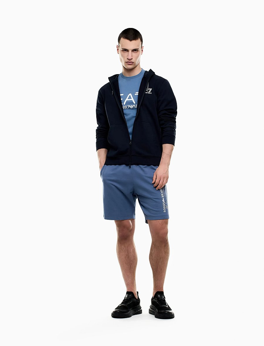 EA7 - T-SHIRT - kurzärmelige t-shirts - blue horizon - 5