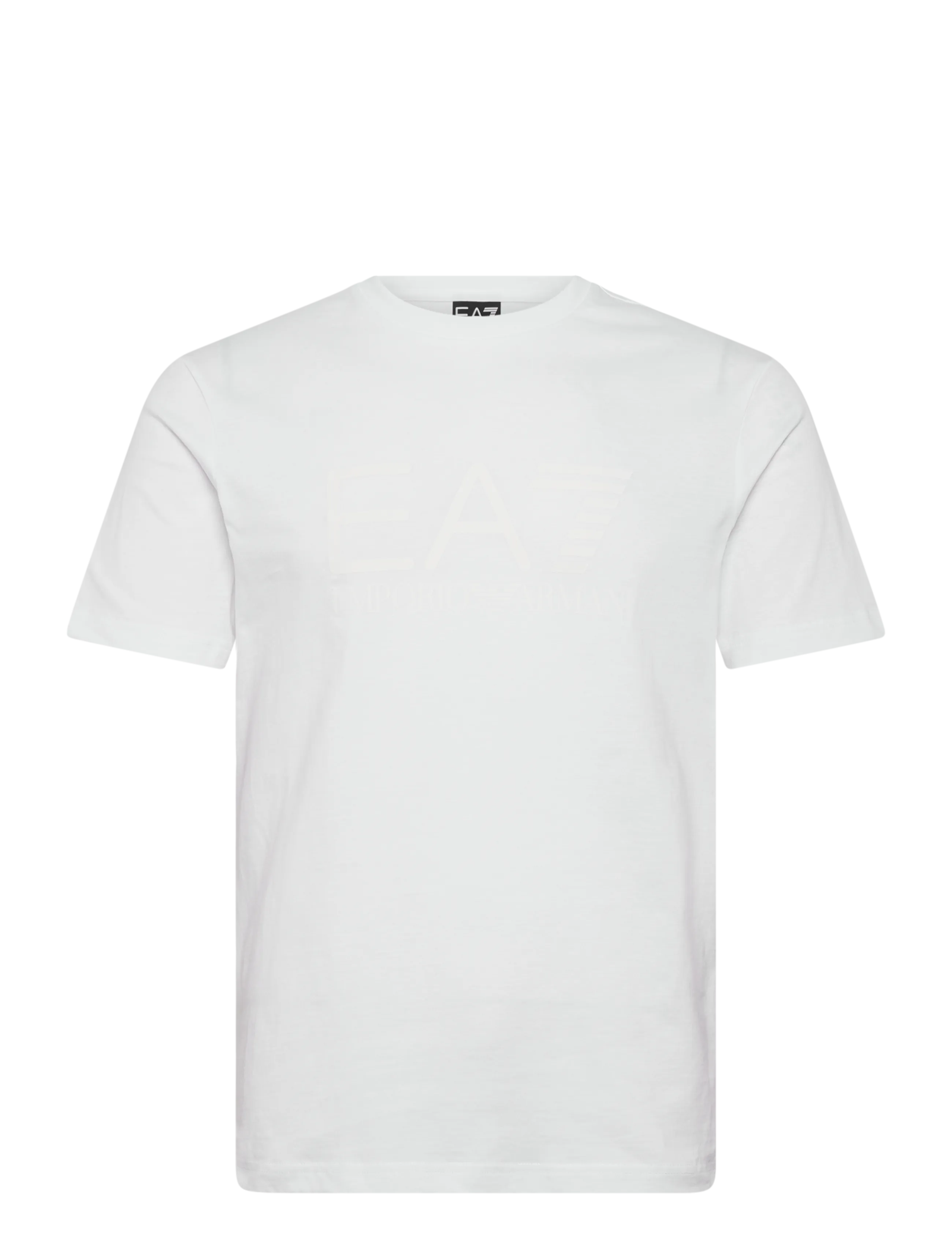 EA7 T-SHIRT - T-krekli - WHITE/WHITE / white