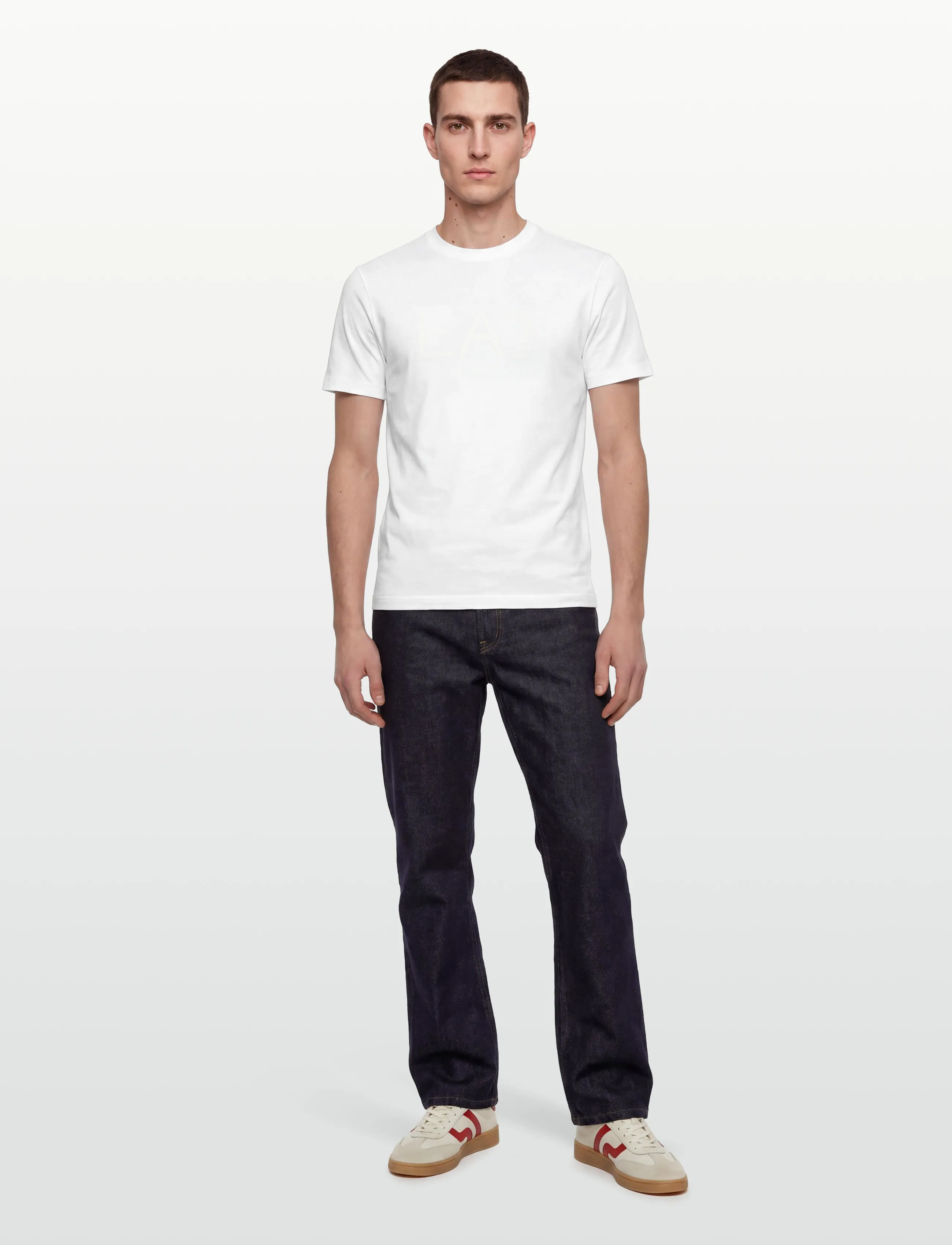 EA7 T-Shirt, M, T-shirts, Weiß - Short-sleeved, Männerswear
