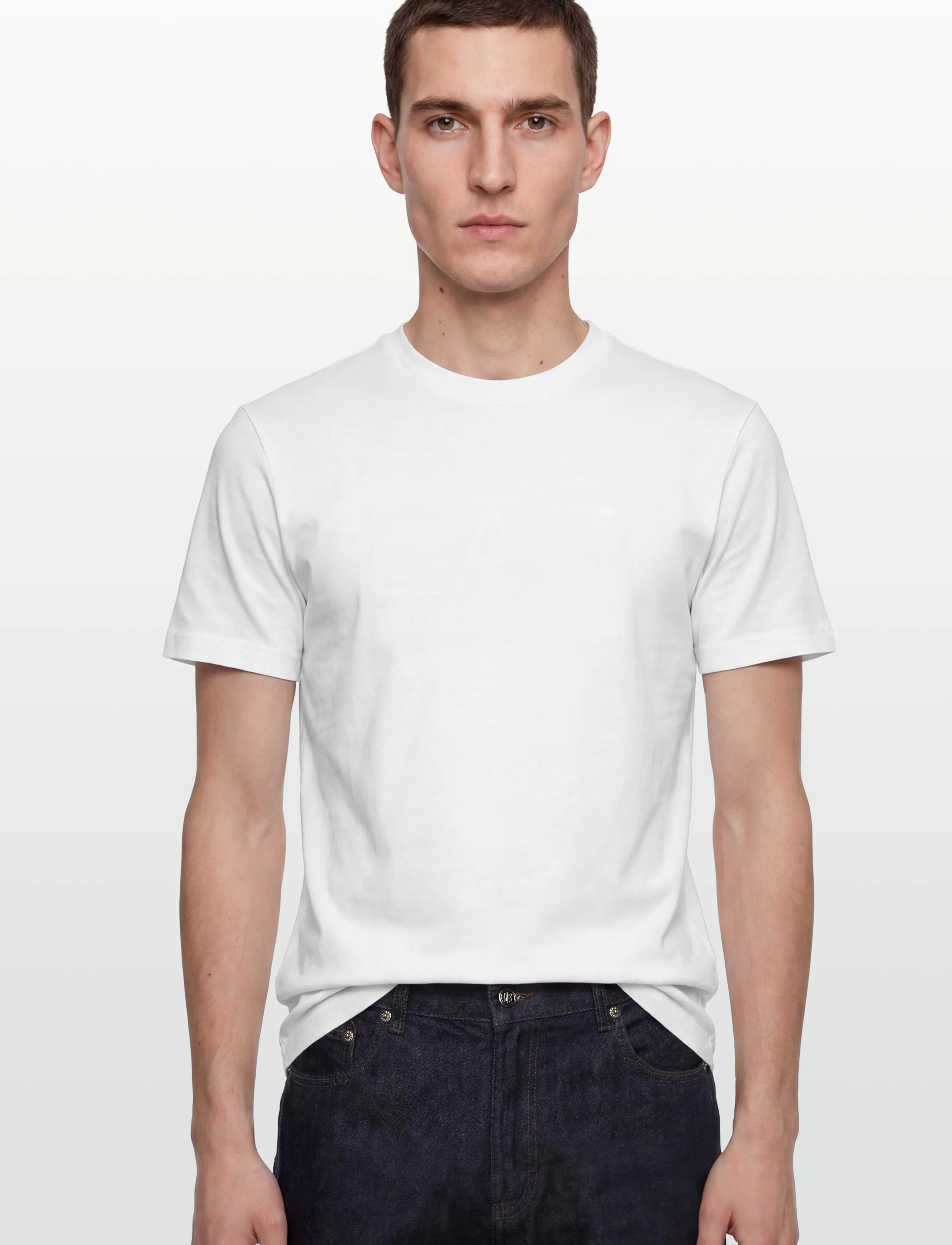 EA7 - T-SHIRT - short-sleeved t-shirts - white/white - 3
