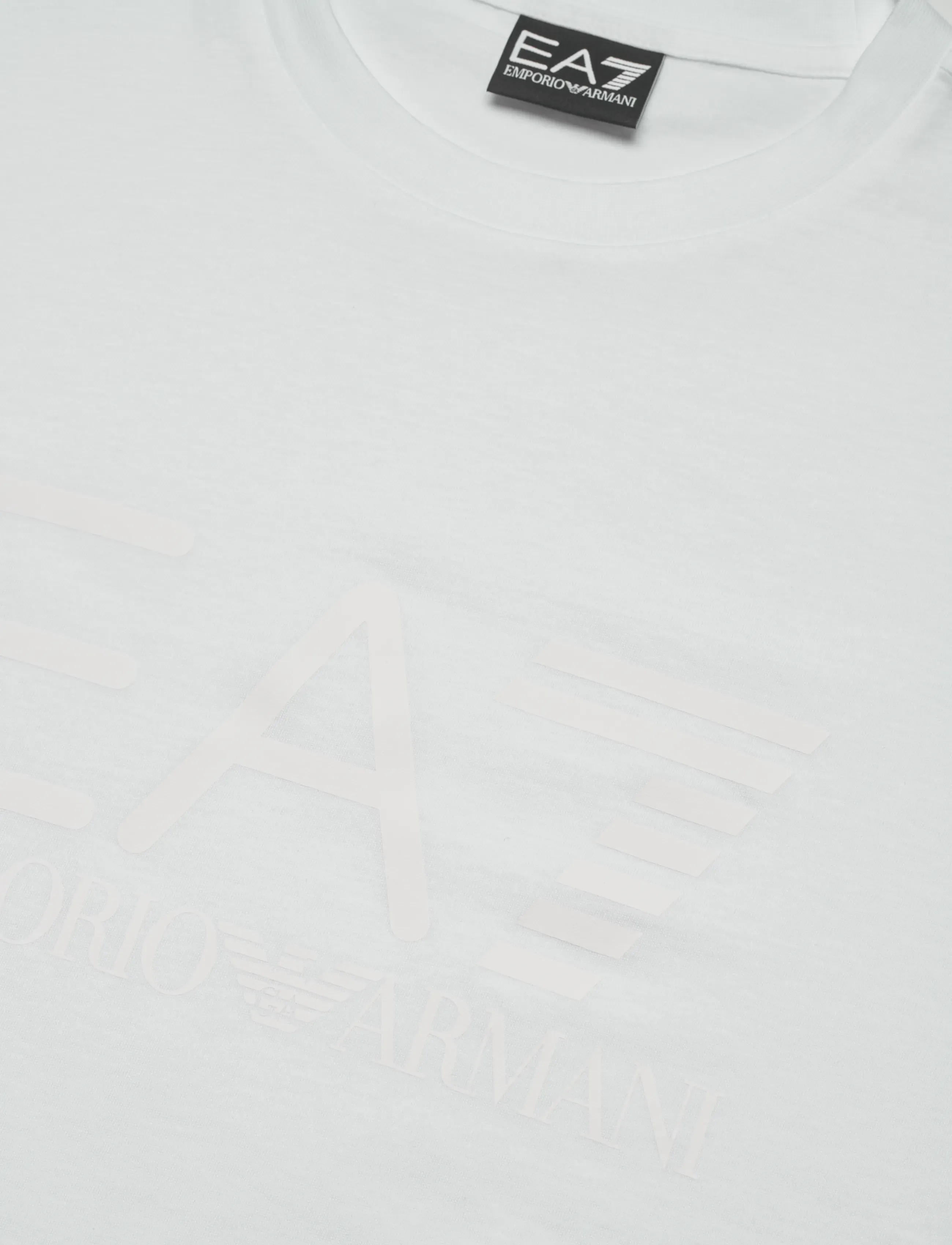 EA7 - T-SHIRT - short-sleeved t-shirts - white/white - 5