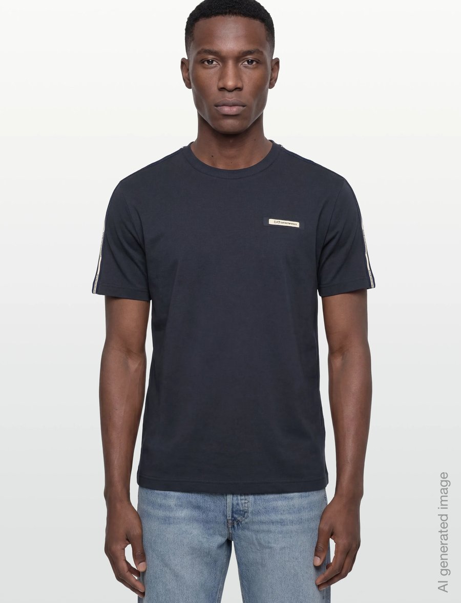 EA7 - T-SHIRT - short-sleeved t-shirts - armani blue - 5