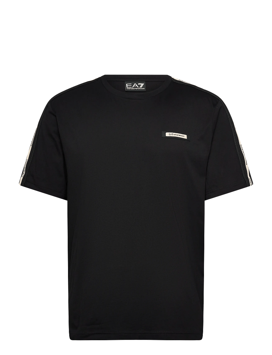 EA7 - T-SHIRT - kurzärmelige t-shirts - black - 1