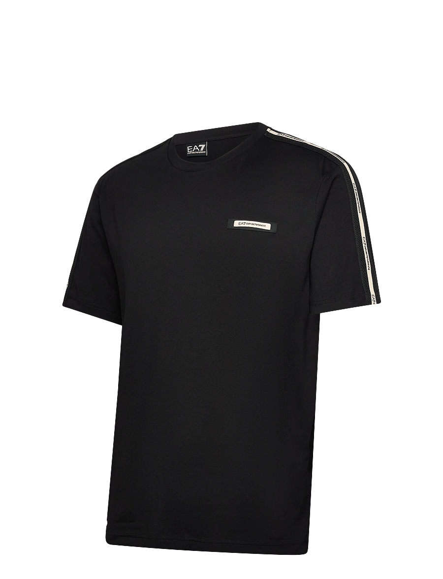 EA7 - T-SHIRT - kurzärmelige t-shirts - black - 3