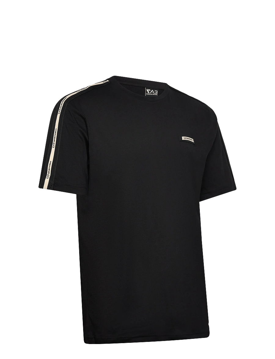EA7 - T-SHIRT - kurzärmelige t-shirts - black - 4