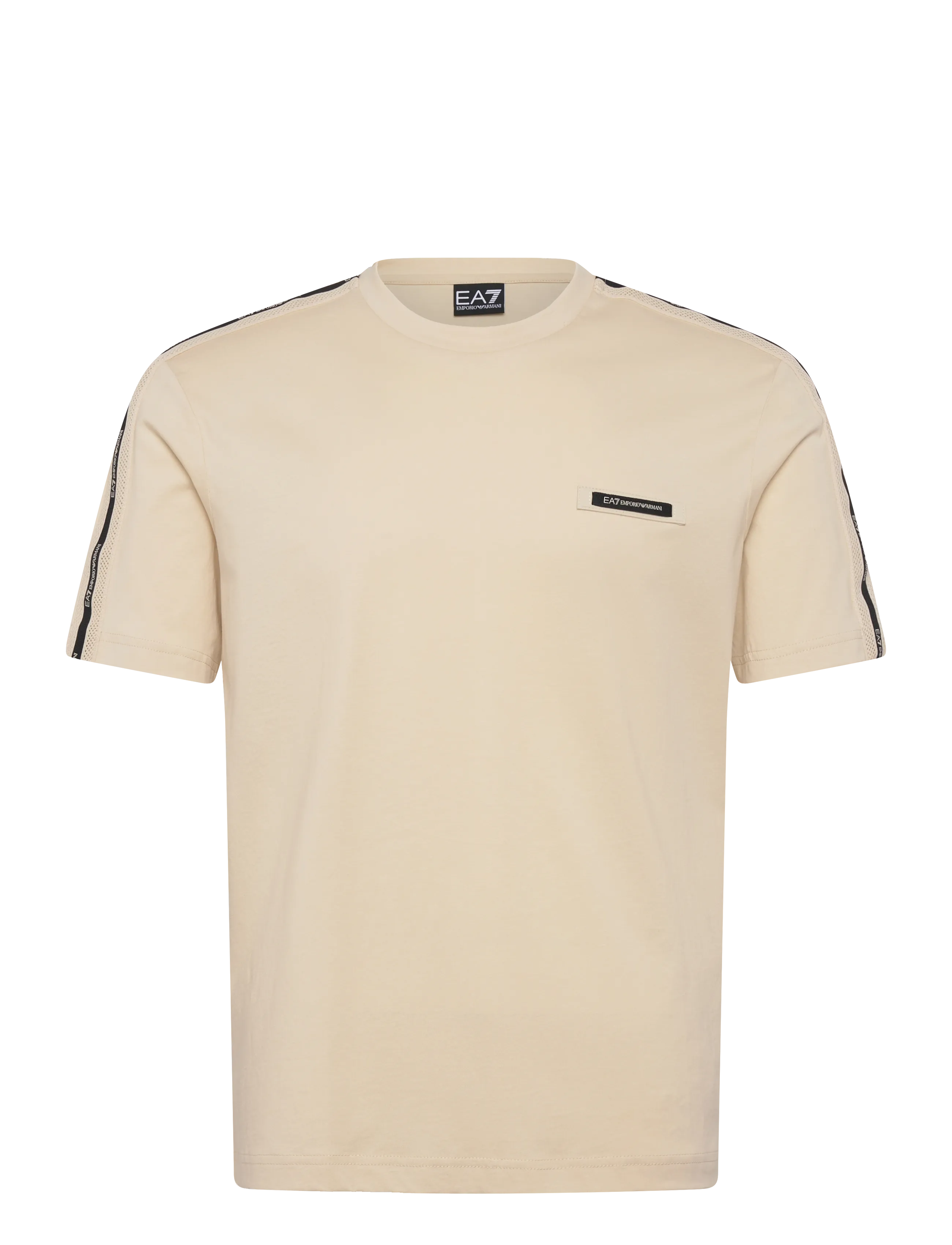 EA7 T-SHIRT - Tänavastiil - FOG / beige