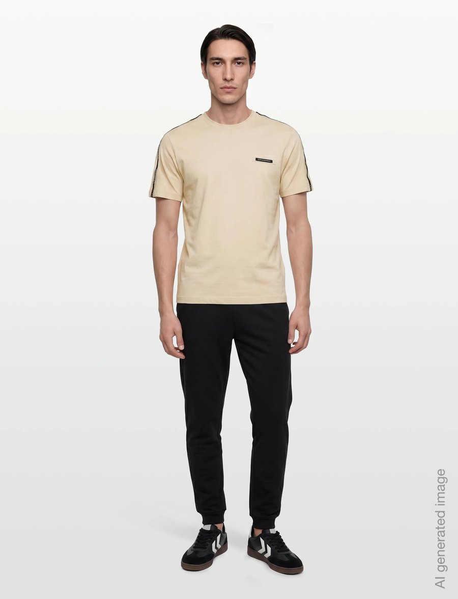 EA7 - T-SHIRT - short-sleeved t-shirts - fog - 0