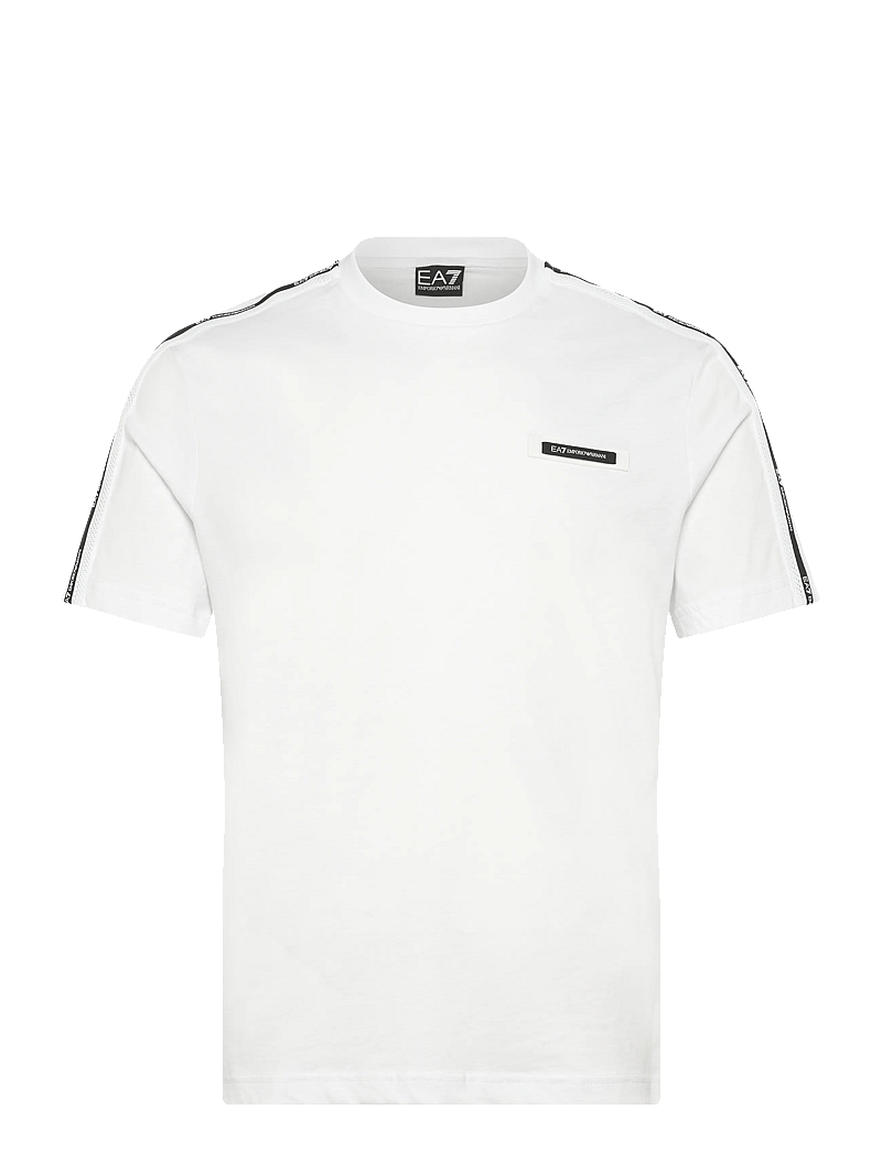 EA7 - T-SHIRT - short-sleeved t-shirts - white - 1