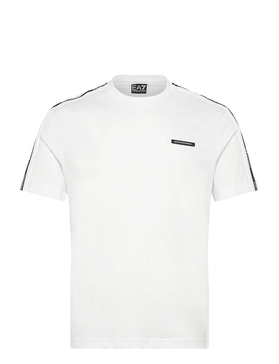 EA7 - T-SHIRT - lühikeste varrukatega t-särgid - white - 1