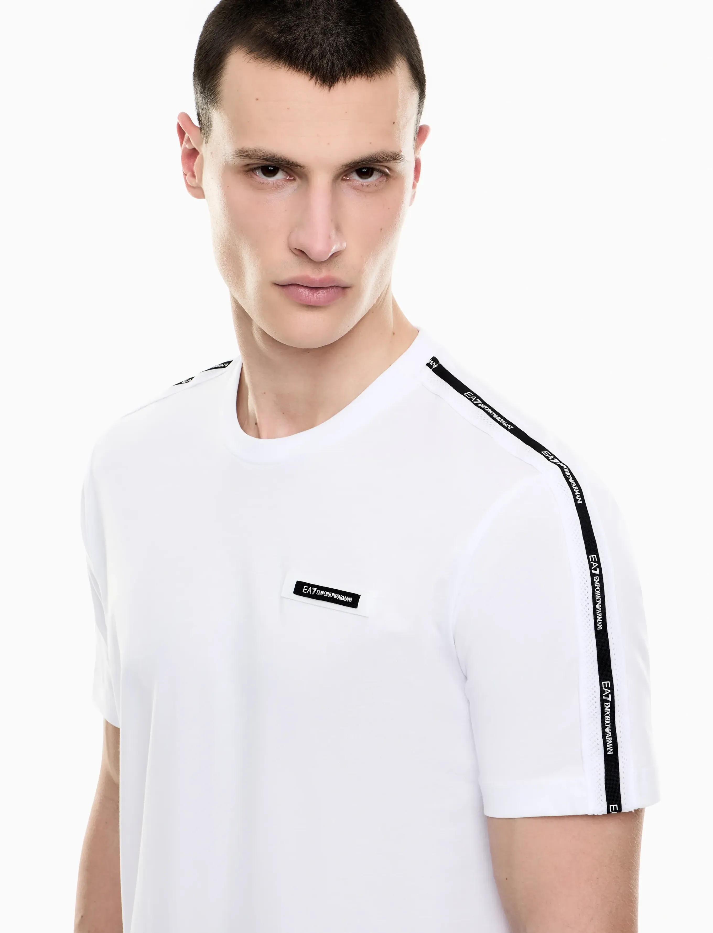 EA7 - T-SHIRT - short-sleeved t-shirts - white - 5