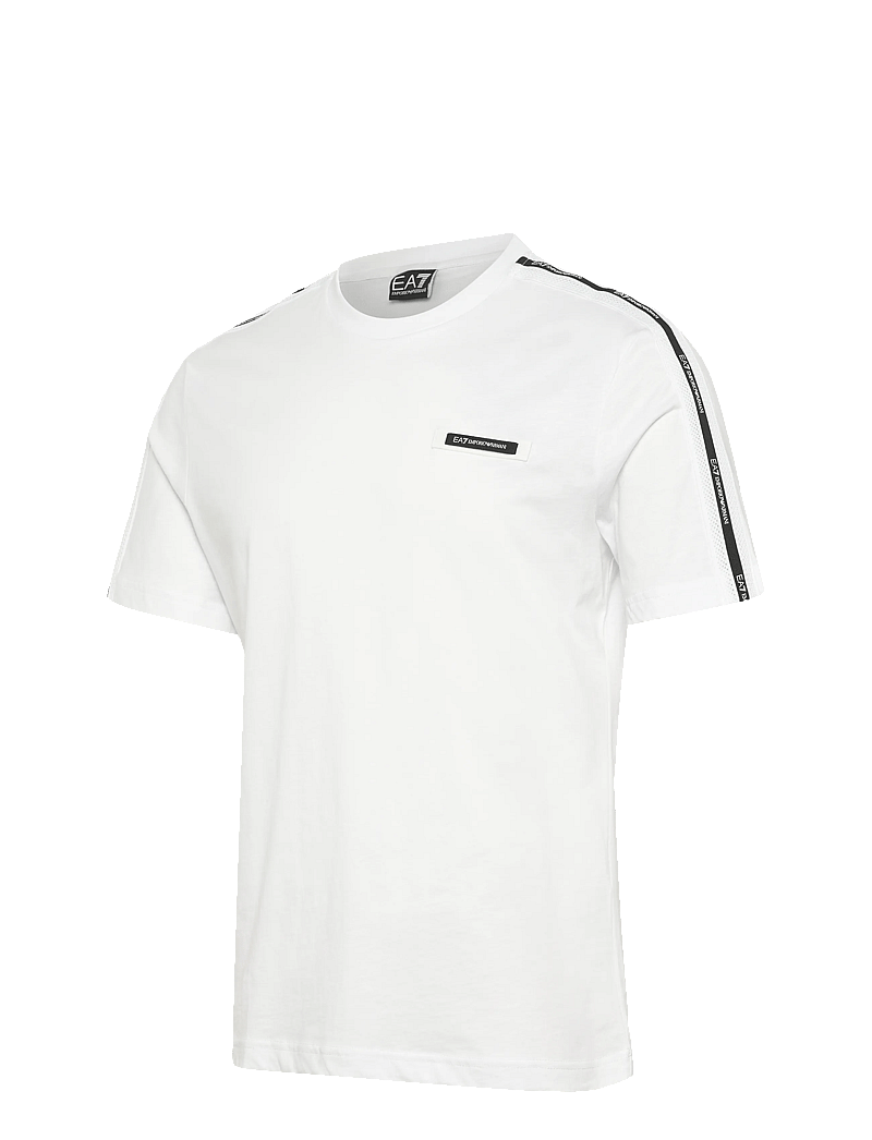 EA7 - T-SHIRT - short-sleeved t-shirts - white - 4