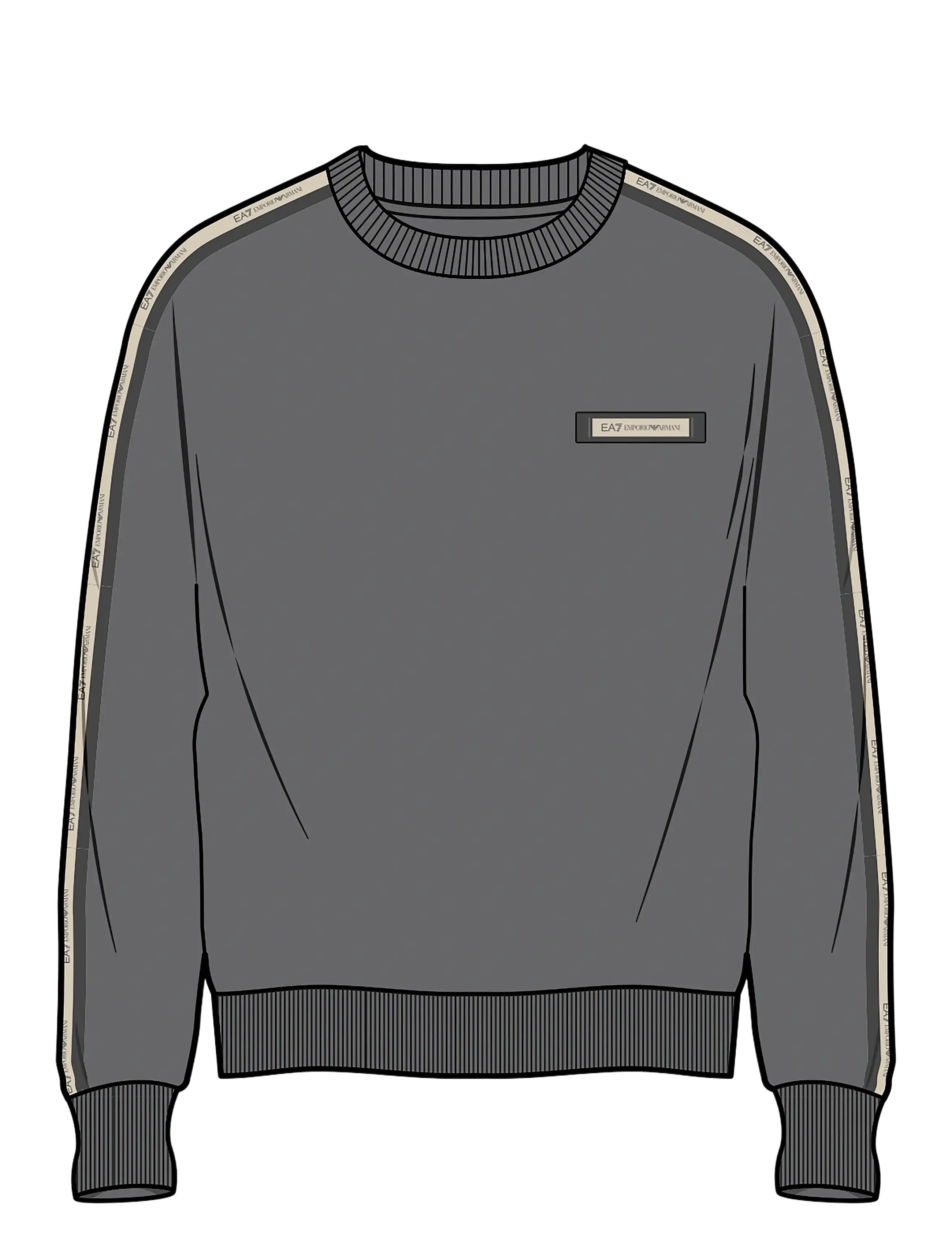 EA7 SWEATSHIRT - Sweatshirts - SMOKED PEARL / grey