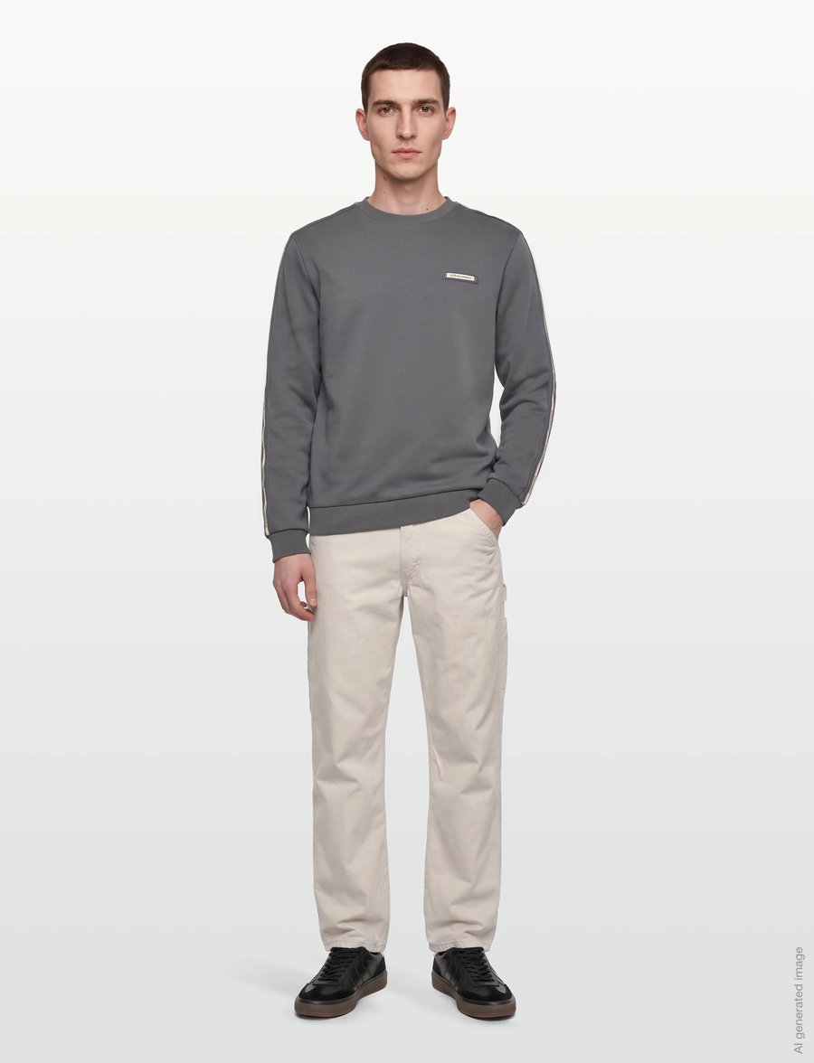 EA7 - SWEATSHIRT - oberteile - smoked pearl - 0