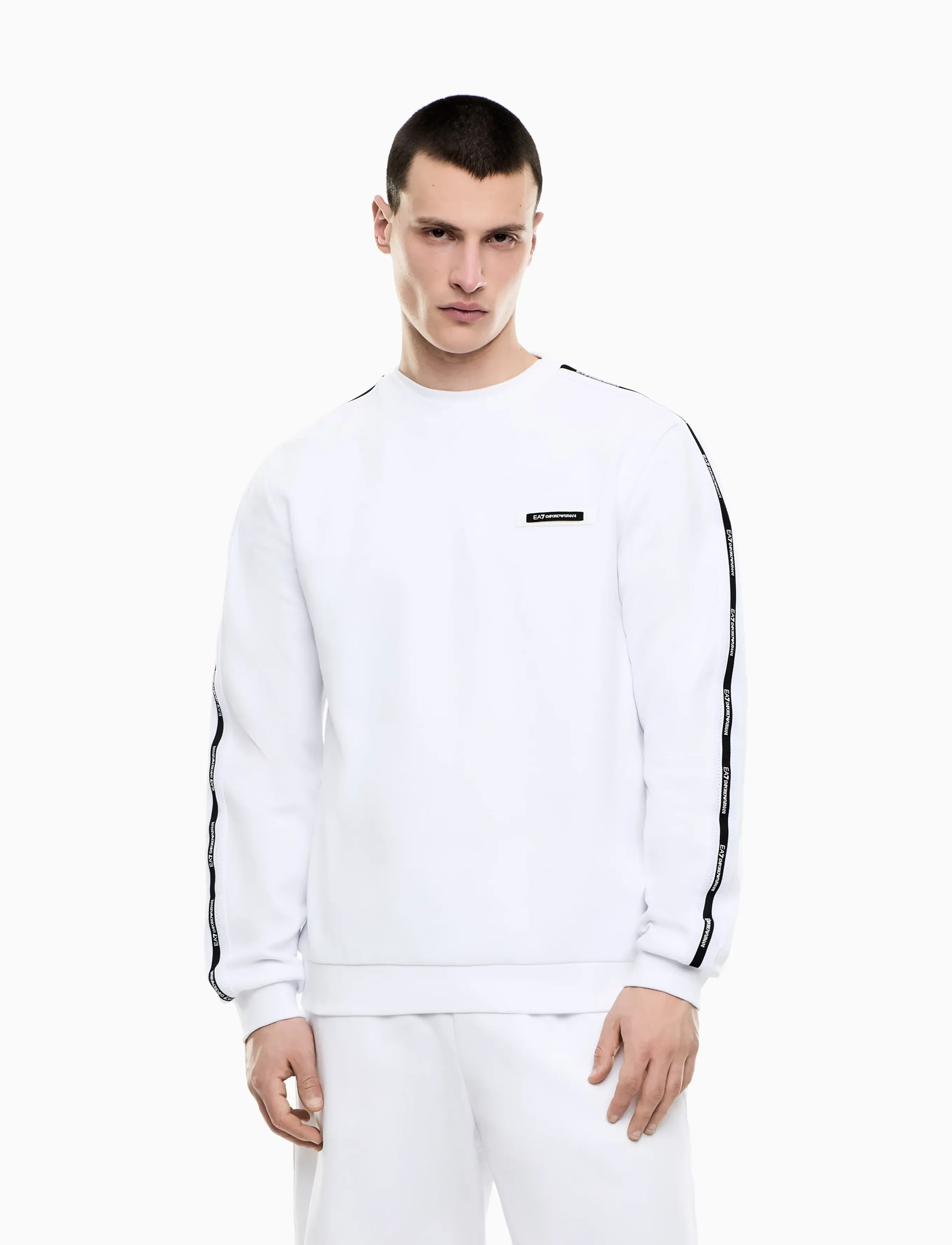 EA7 SWEATSHIRT - Sweatshirts - WHITE / white