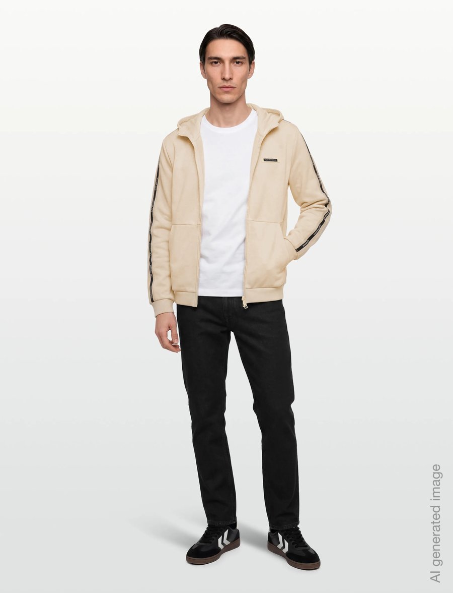 EA7 - SWEATSHIRT - huvtröjor - fog - 0