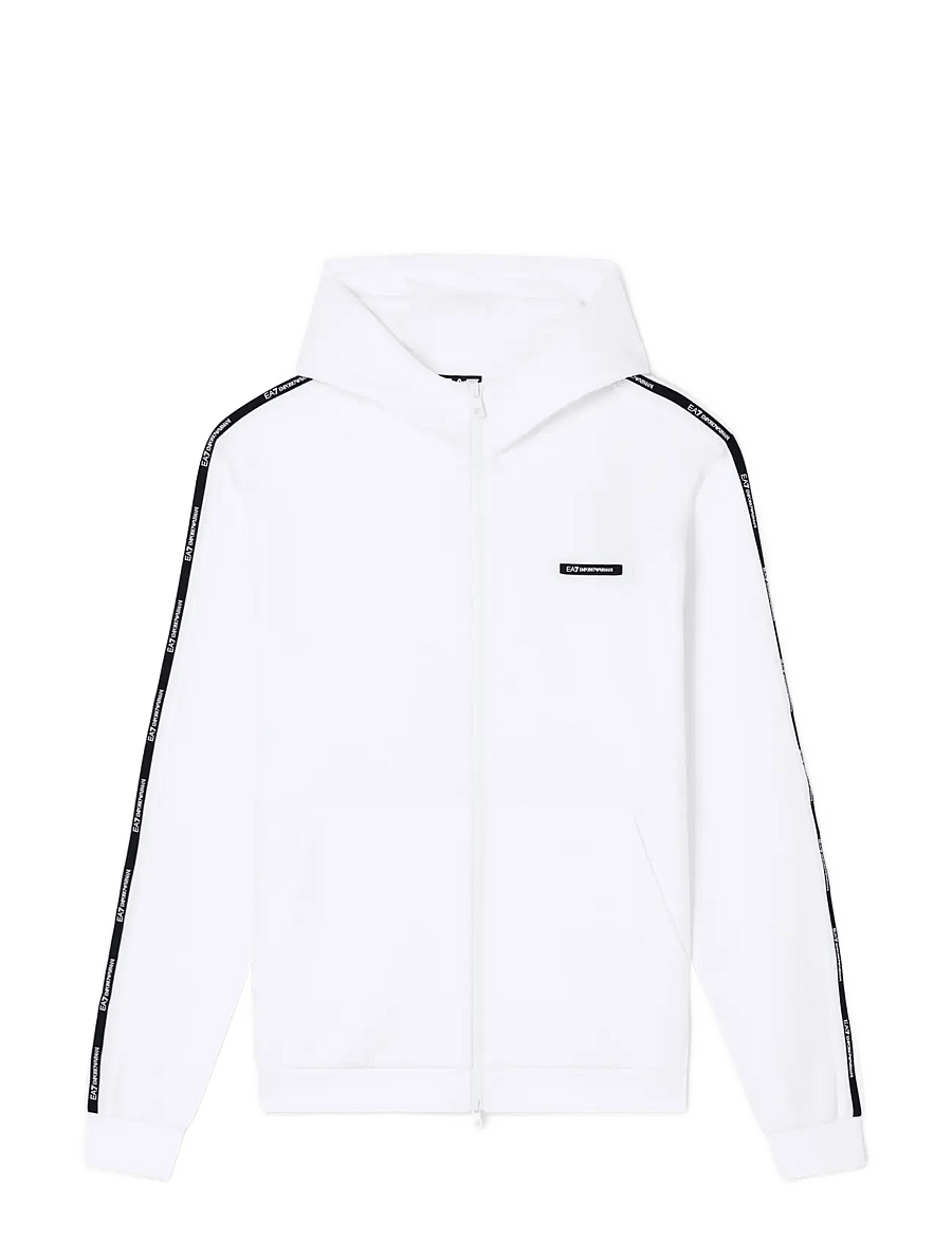 EA7 - SWEATSHIRT - huvtröjor - white - 1