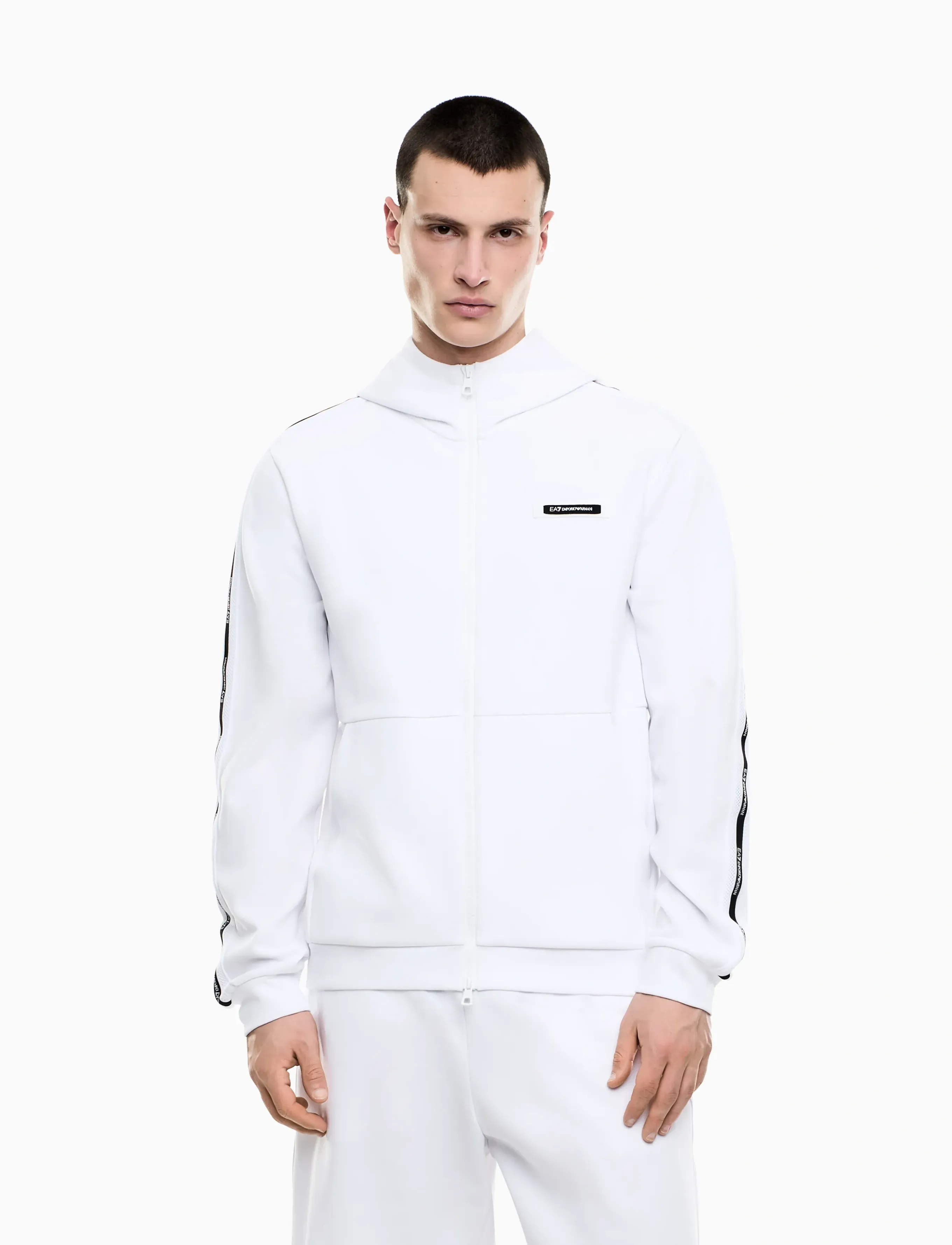 EA7 Sweatshirt, 3XL, Sport Sweatshirts & Hoodies, Weiß - Männerswear