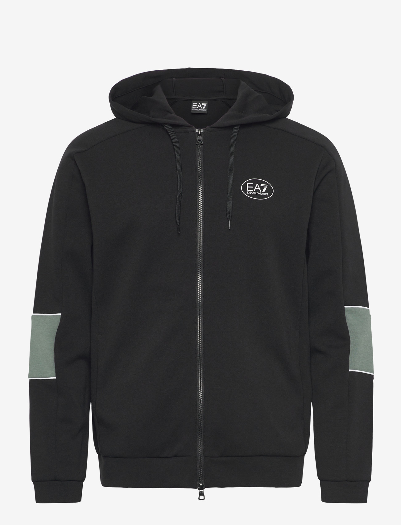 EA7 - SWEATSHIRT - kapuutsiga dressipluusid - black - 0