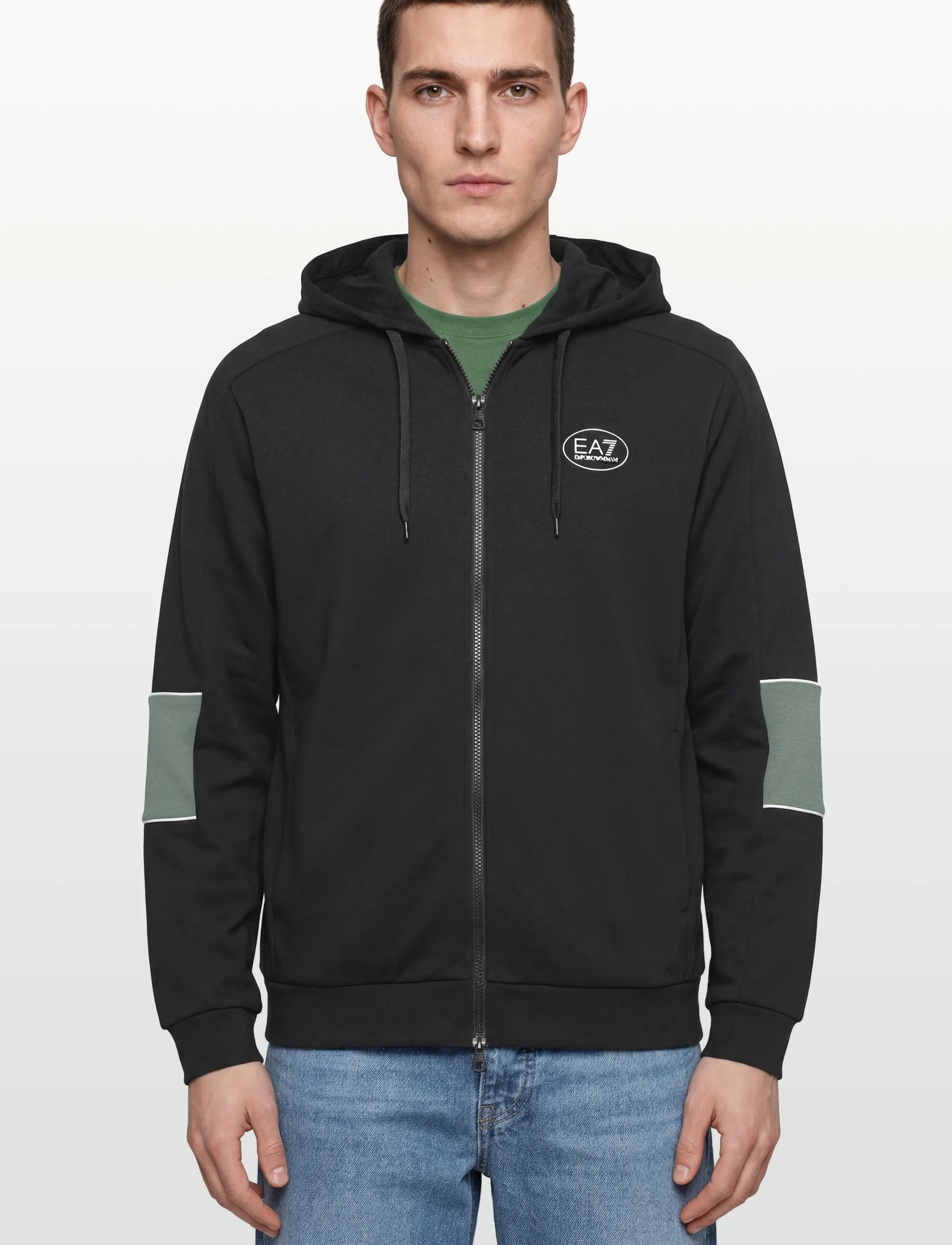 EA7 - SWEATSHIRT - kapuzenpullover - black - 3