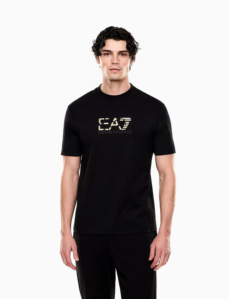 EA7 - T-SHIRT - kurzärmelig - black - 0